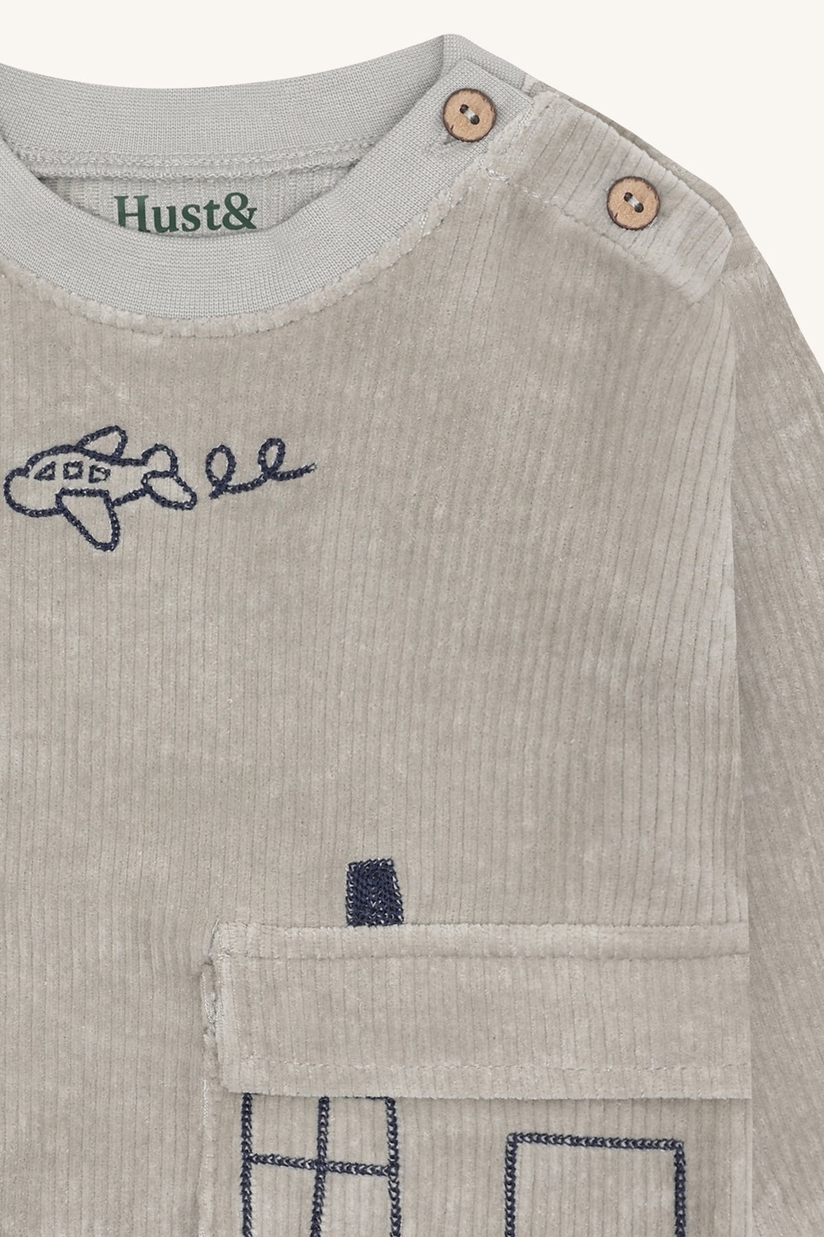 🤎 Hust & Claire Sofus sweater – Forest Fog