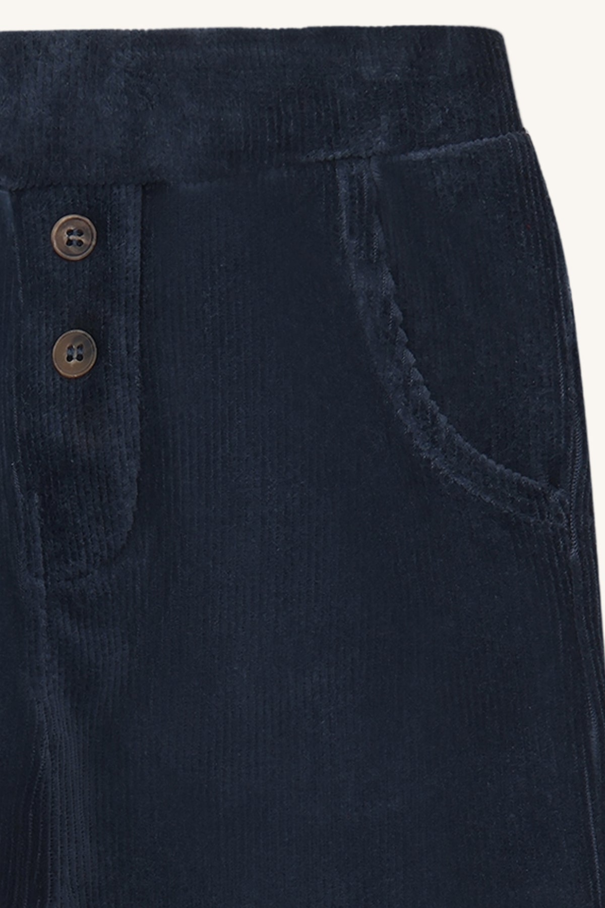 💙 Hust & Claire Gordon – Stoer ribfluwelen broekje in donkerblauw
