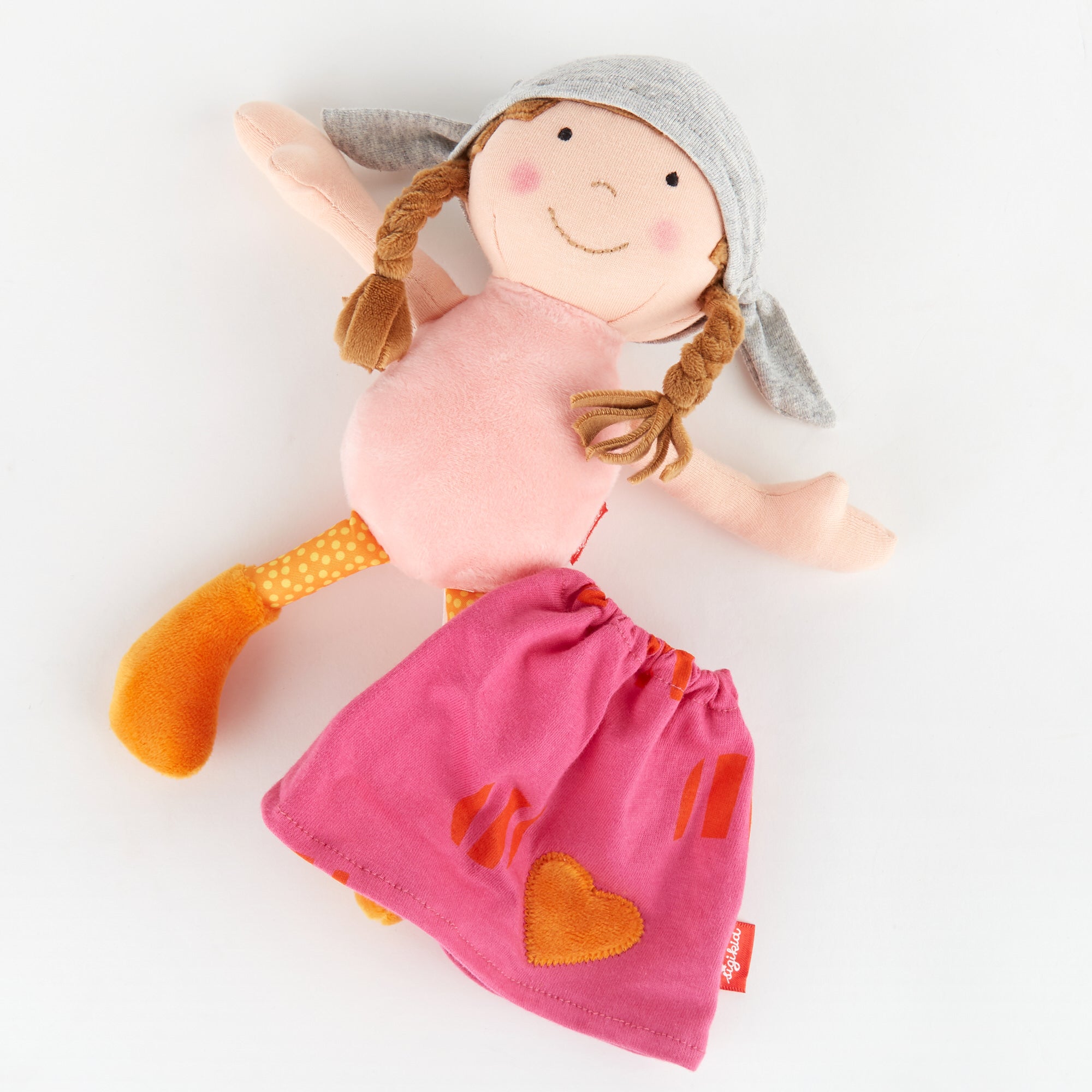 💖 Sigikid Knuffelpop Roze – Een lief vriendinnetje om overal mee naartoe te nemen