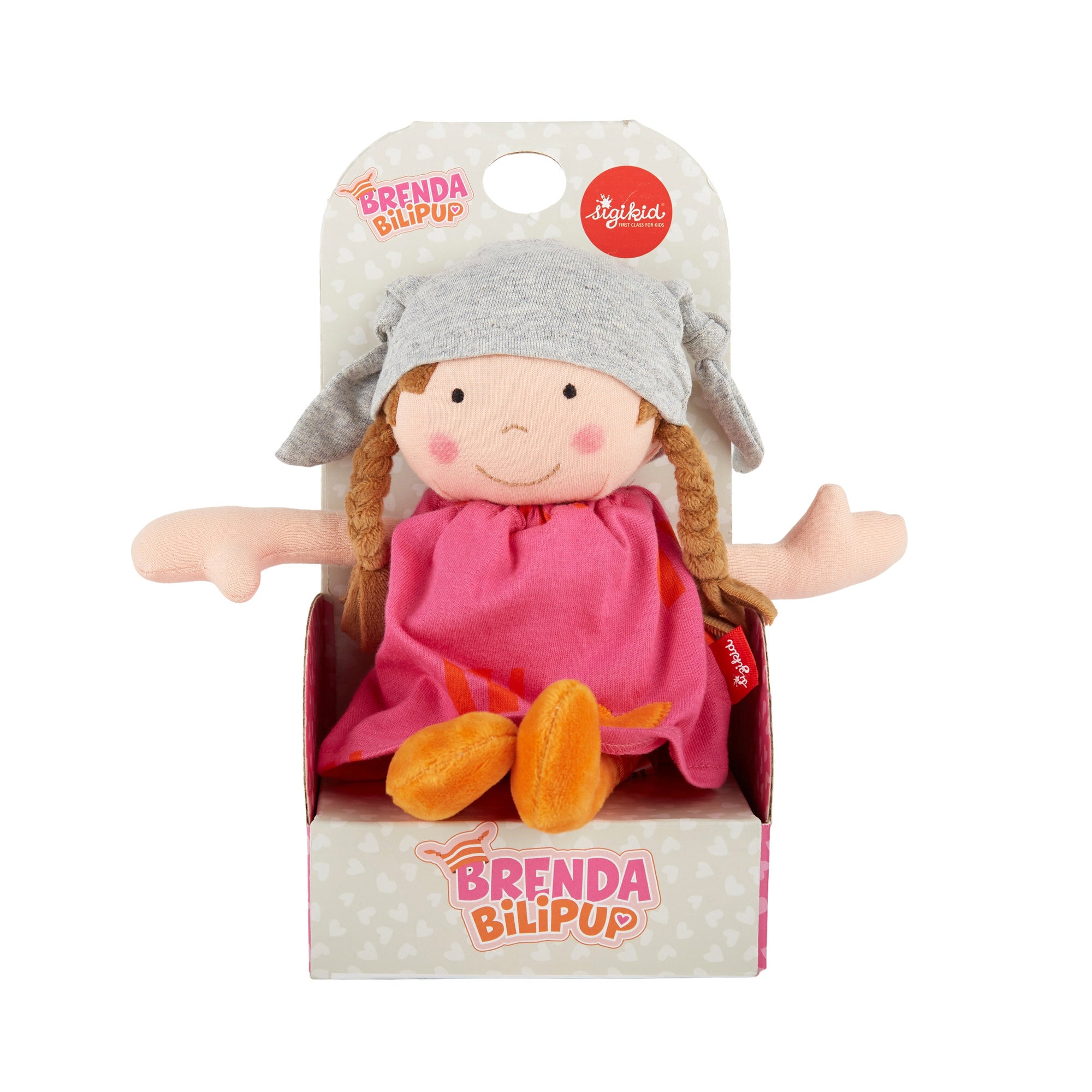 💖 Sigikid Knuffelpop Roze – Een lief vriendinnetje om overal mee naartoe te nemen