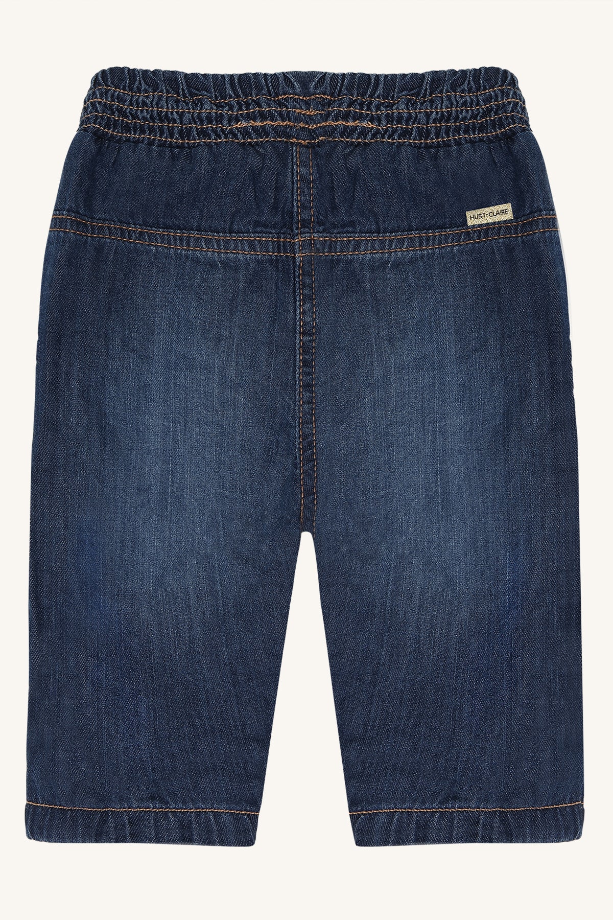 💙 Hust & Claire HCTilde zachte jeans met hartjeszakken – Blue Denim