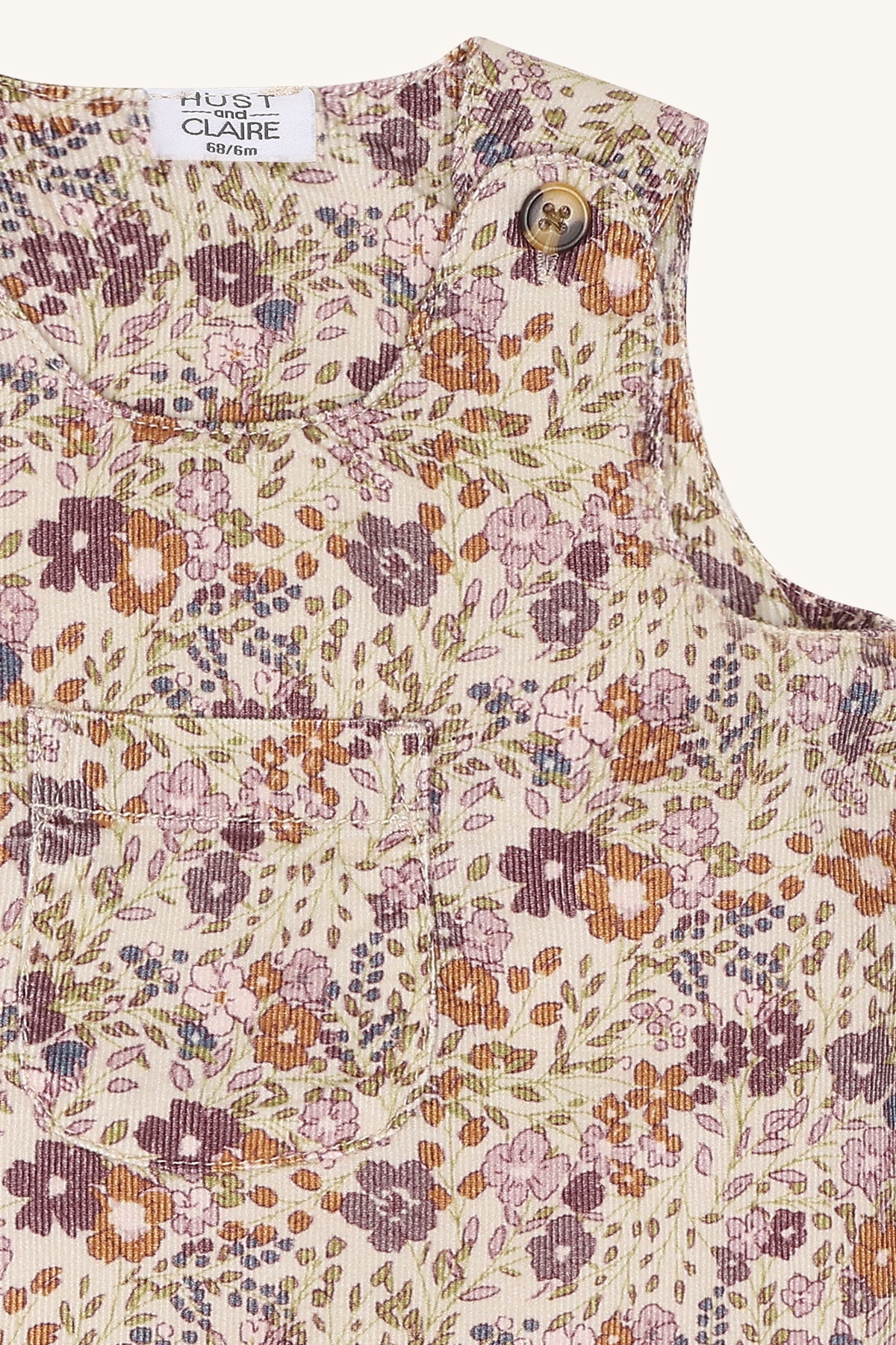 🌸 Hust & Claire bloemenjurkje – French Oak