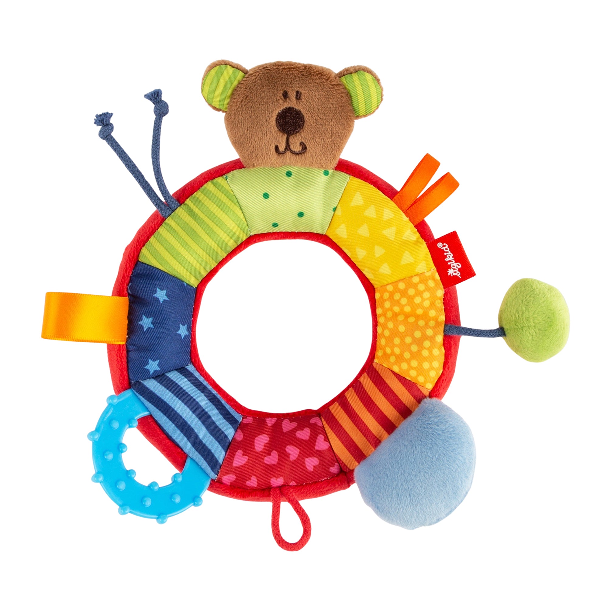 💖 Sigikid Activiteitenring Beer – Spelen, ontdekken en grijpen