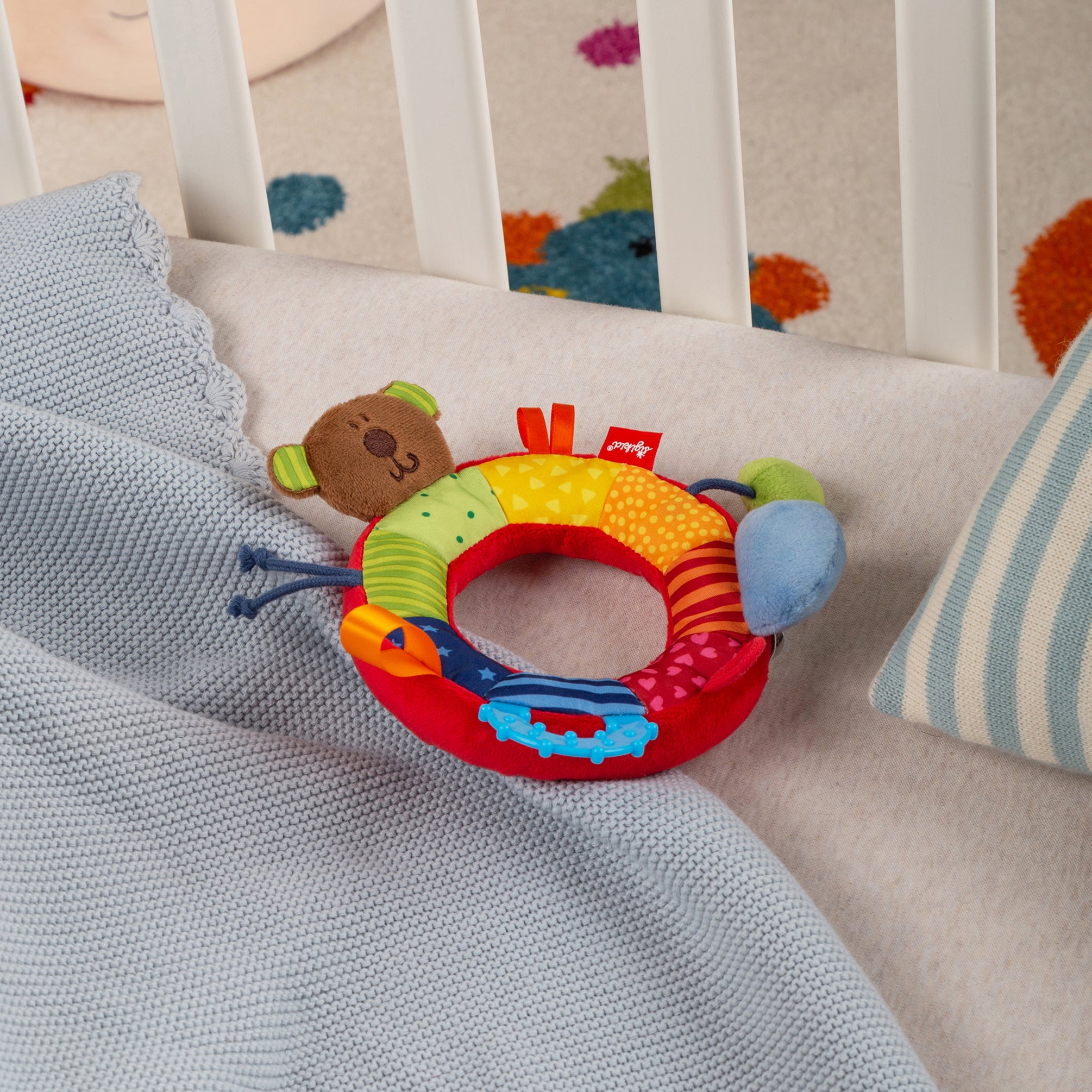 💖 Sigikid Activiteitenring Beer – Spelen, ontdekken en grijpen