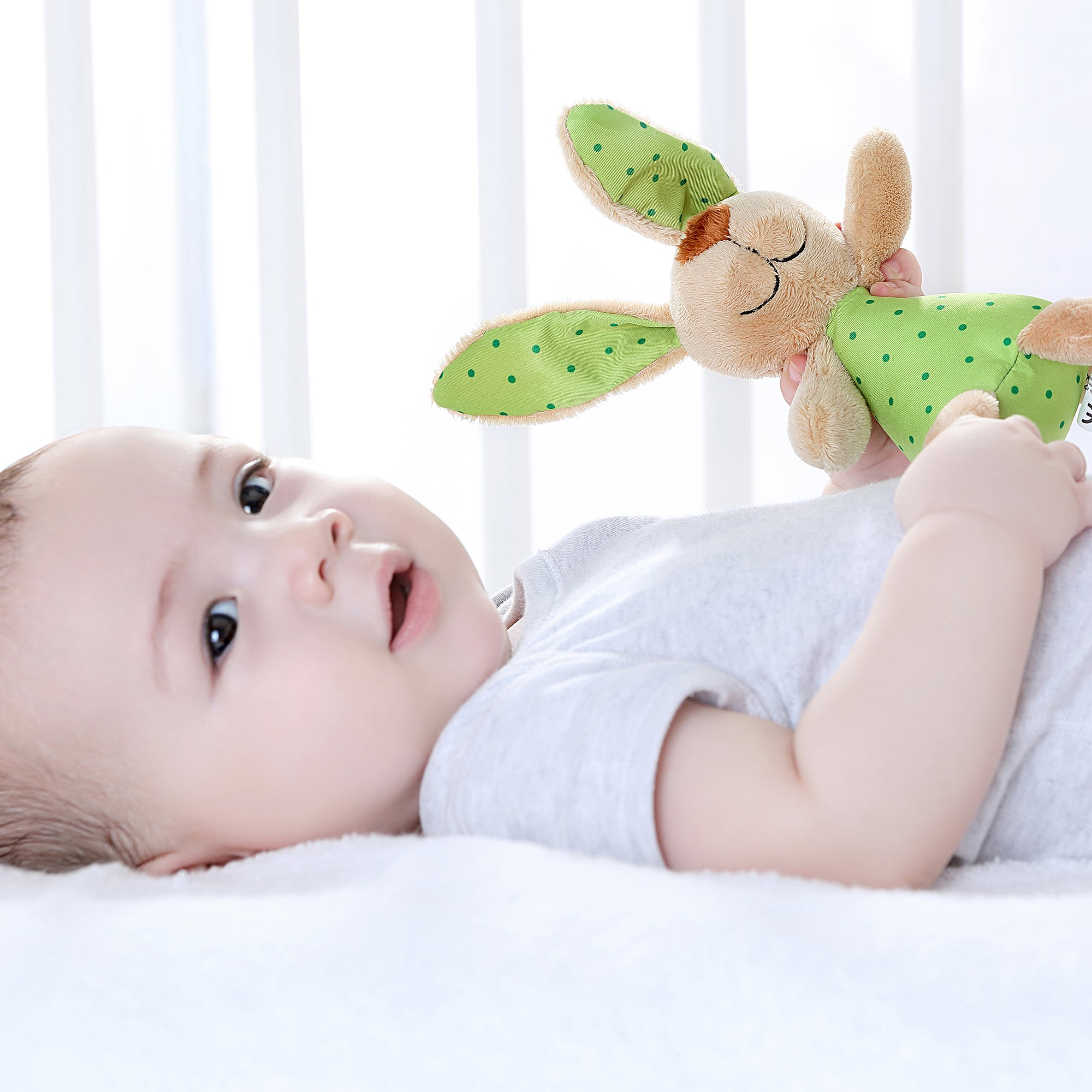 💖 Sigikid Knuffelkonijn Groen – Zachte eerste vriend