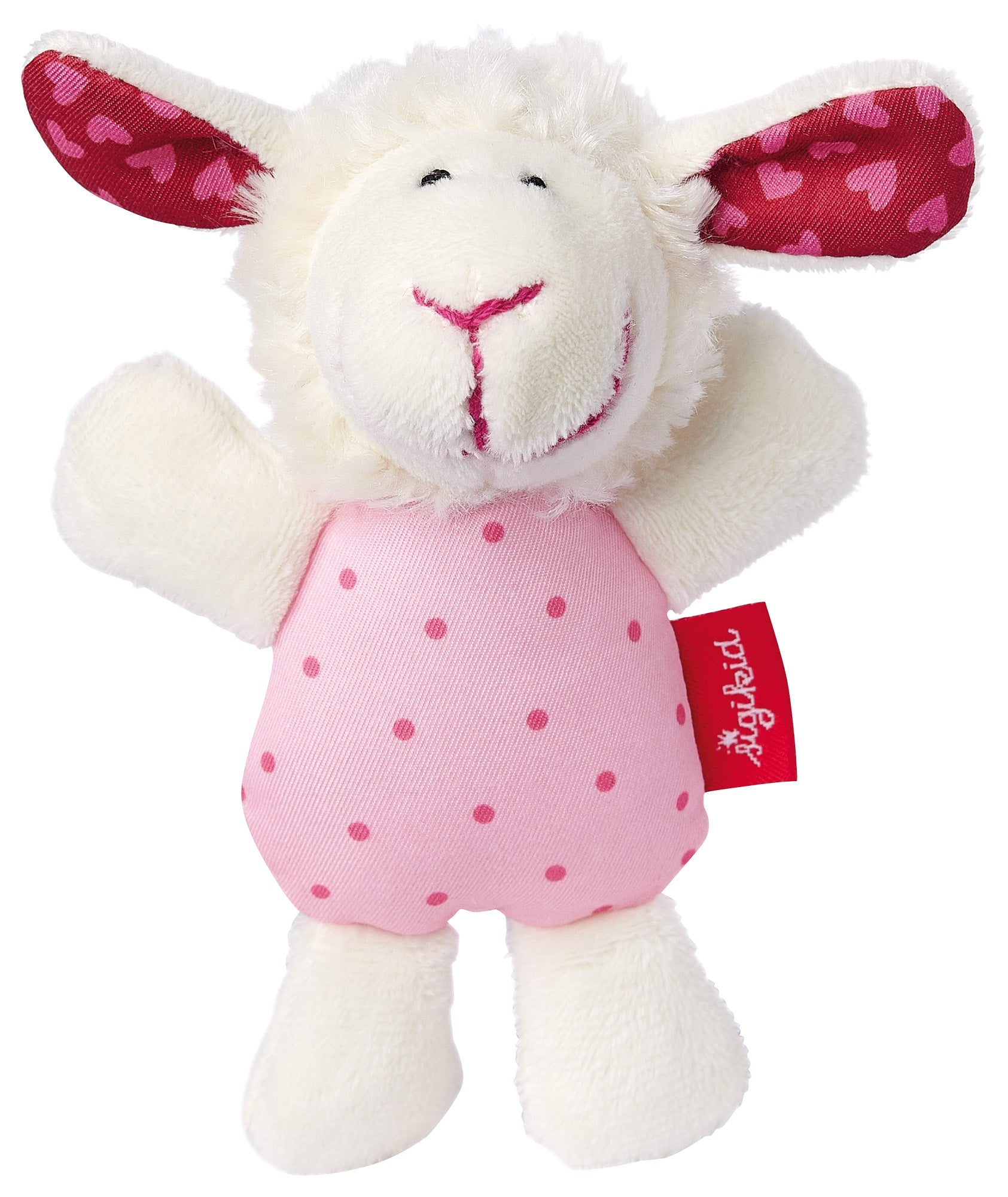 💖 Sigikid Schaapje Roze – Zachte eerste knuffelvriend