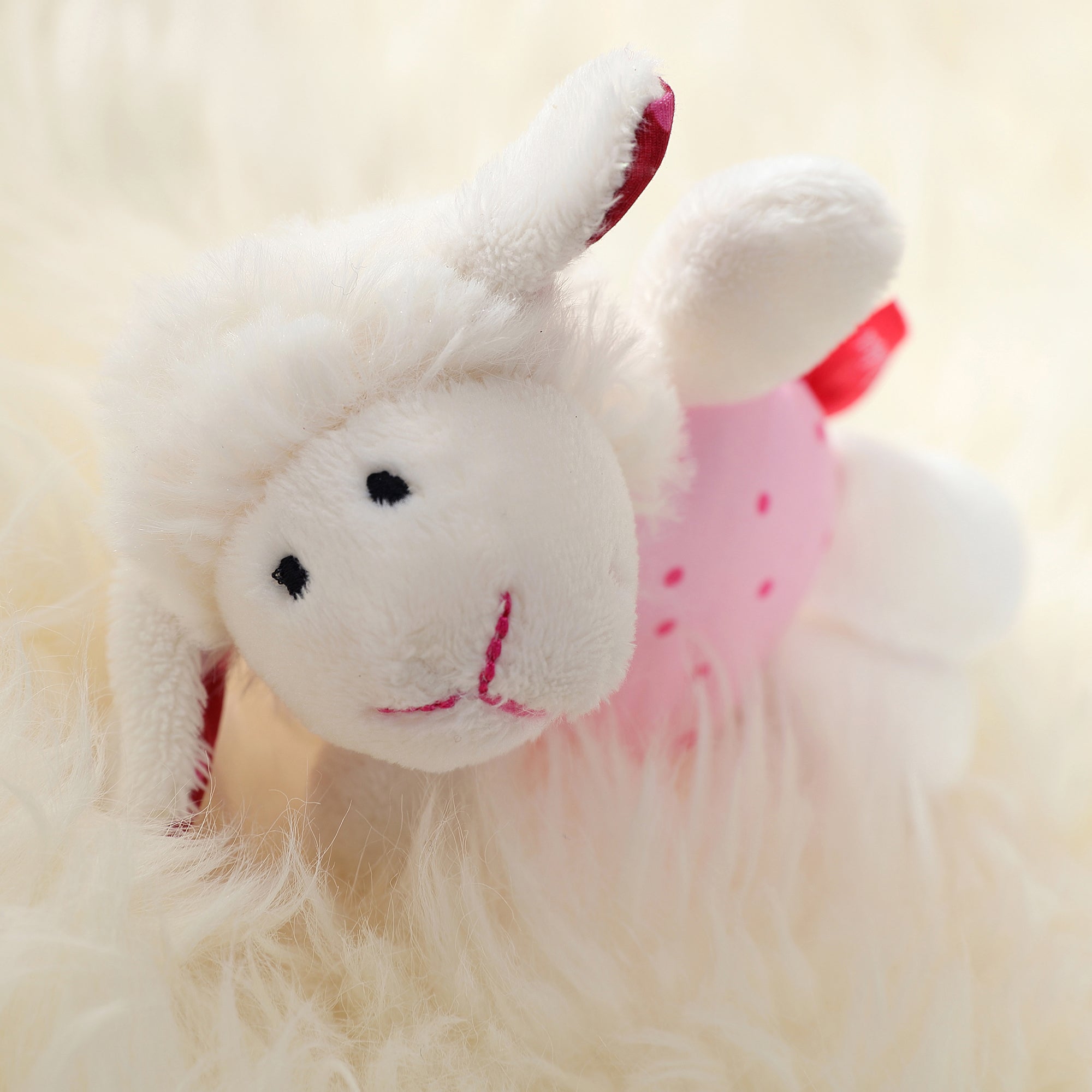 💖 Sigikid Schaapje Roze – Zachte eerste knuffelvriend