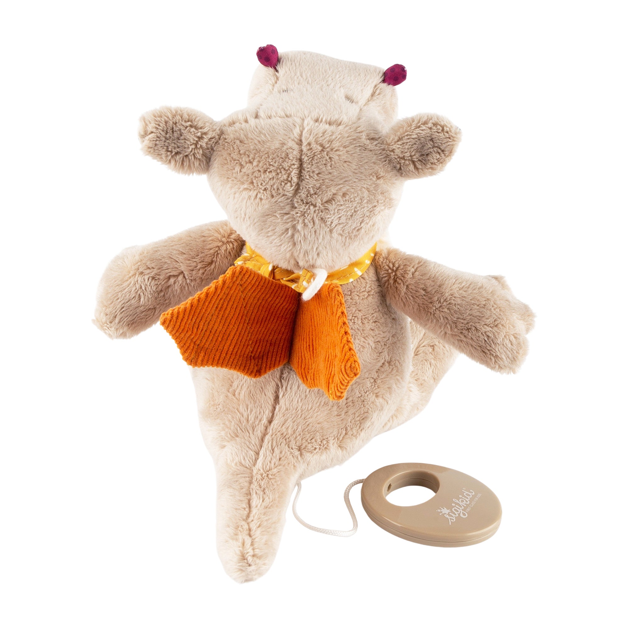 🦛 Sigikid Muzikale Knuffel Nijlpaard – Zachte Droomvriend met Muziekdoos