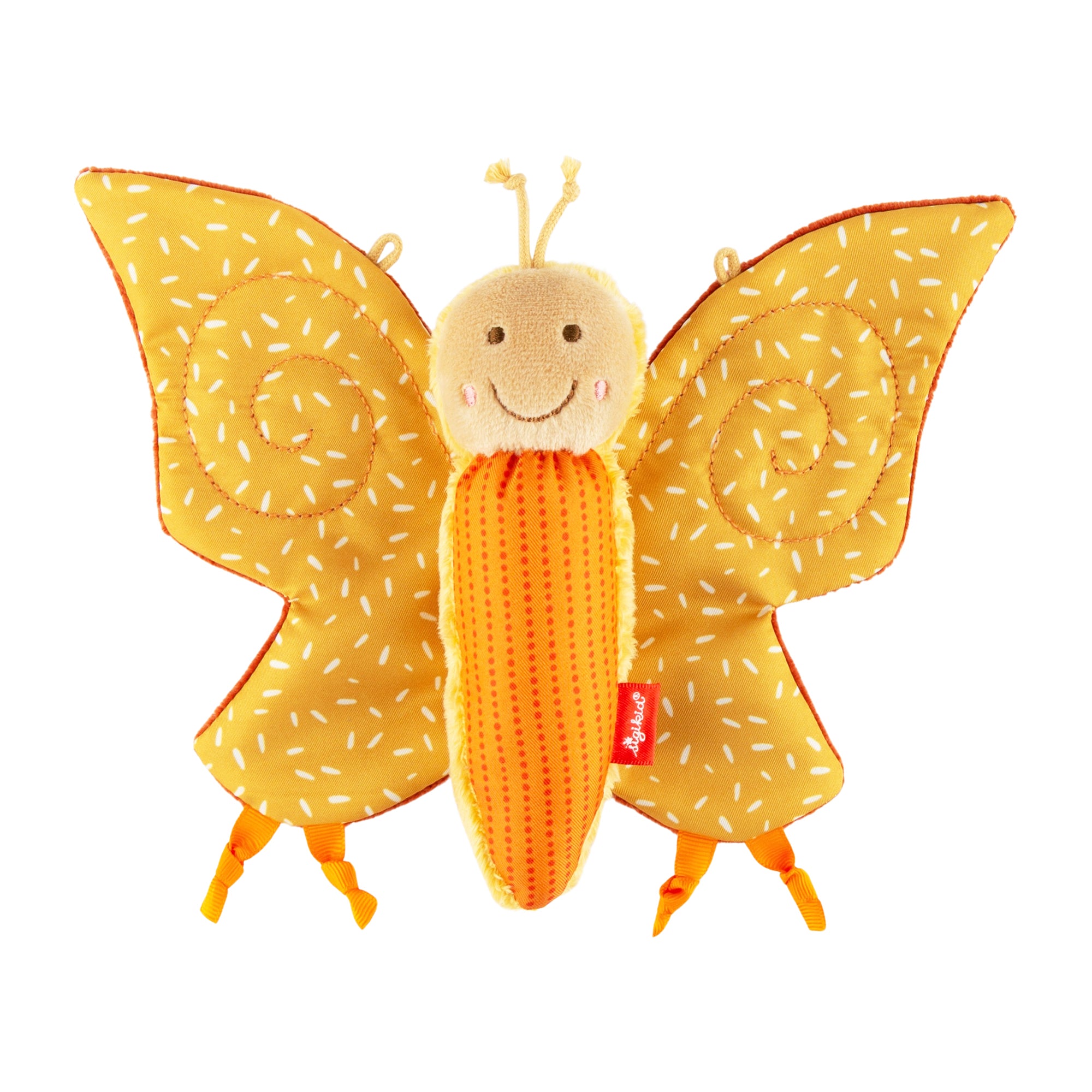 🦋 Sigikid Knuffeldoek Vlinder – Zachte Vriend voor Kleine Ontdekkers