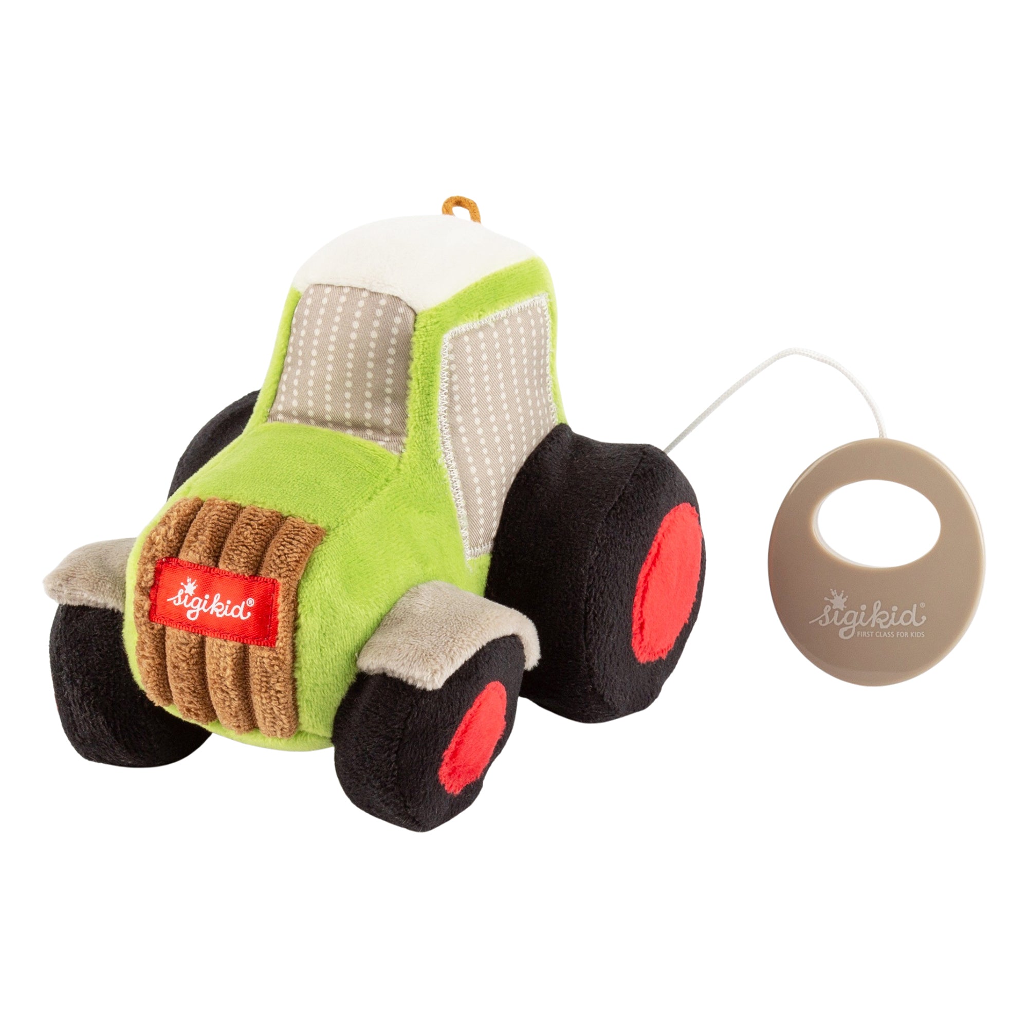 🚜 Sigikid Muzikale Tractor – Zacht Trekfiguur met Rustgevend Melodietje