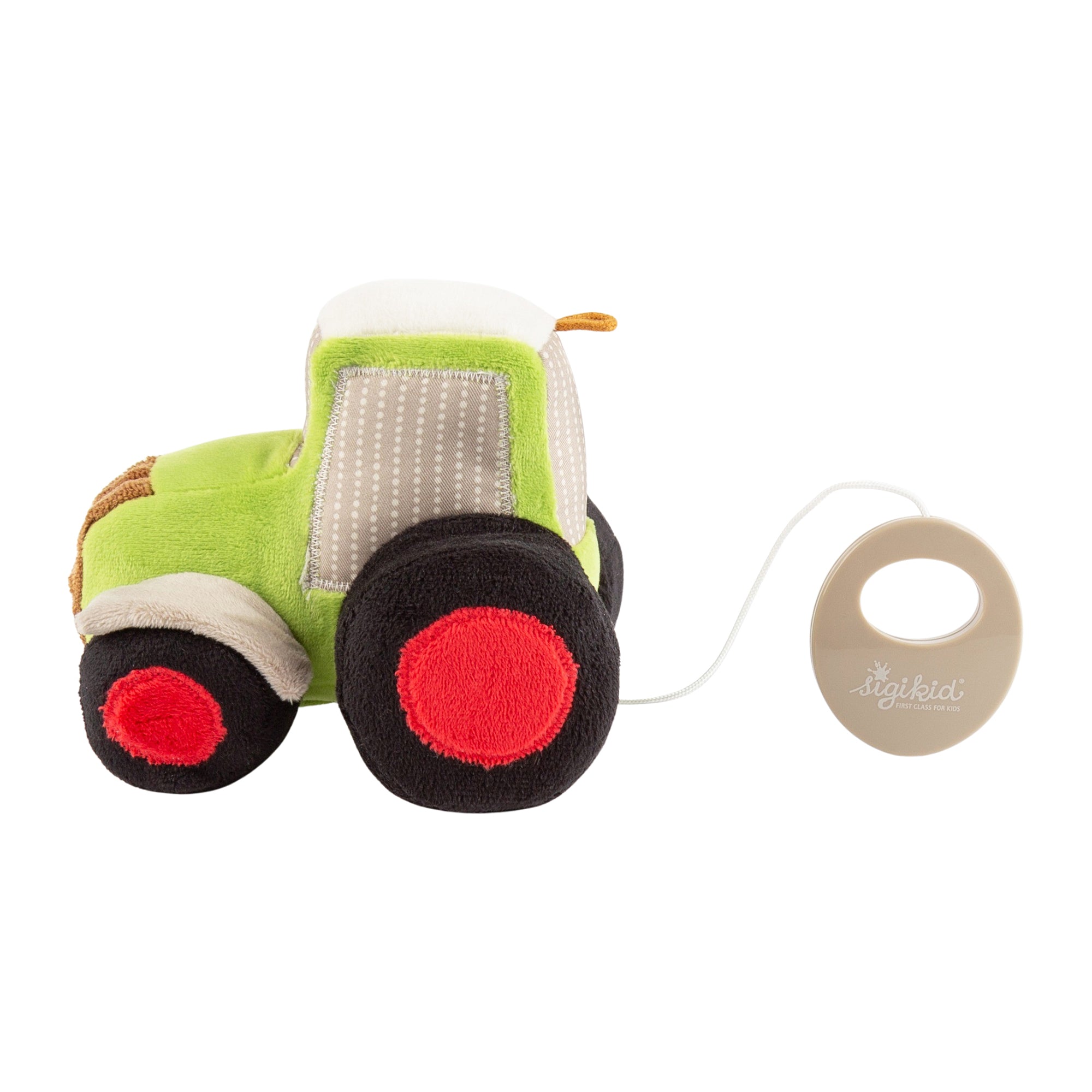 🚜 Sigikid Muzikale Tractor – Zacht Trekfiguur met Rustgevend Melodietje
