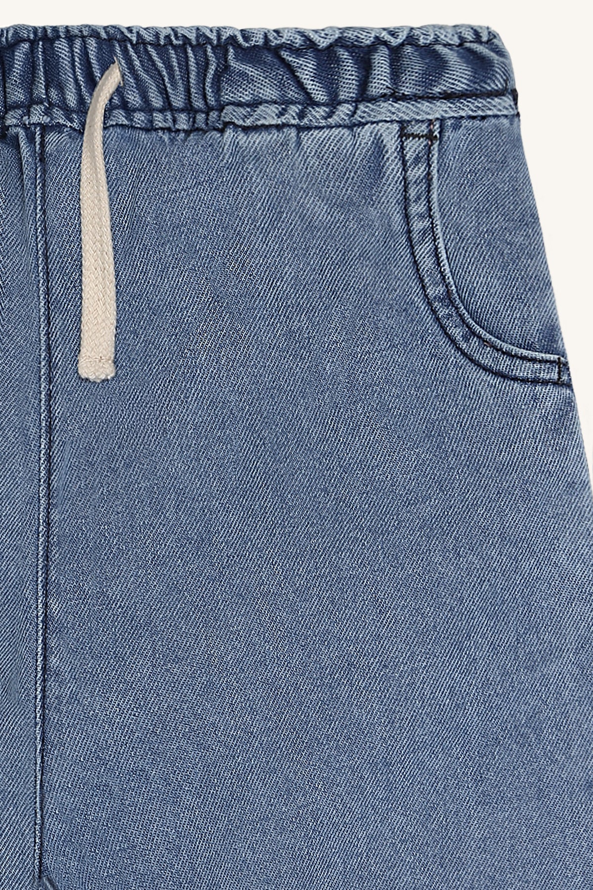 👖 Hust & Claire – Relaxed jeans met omslag & elastische taille