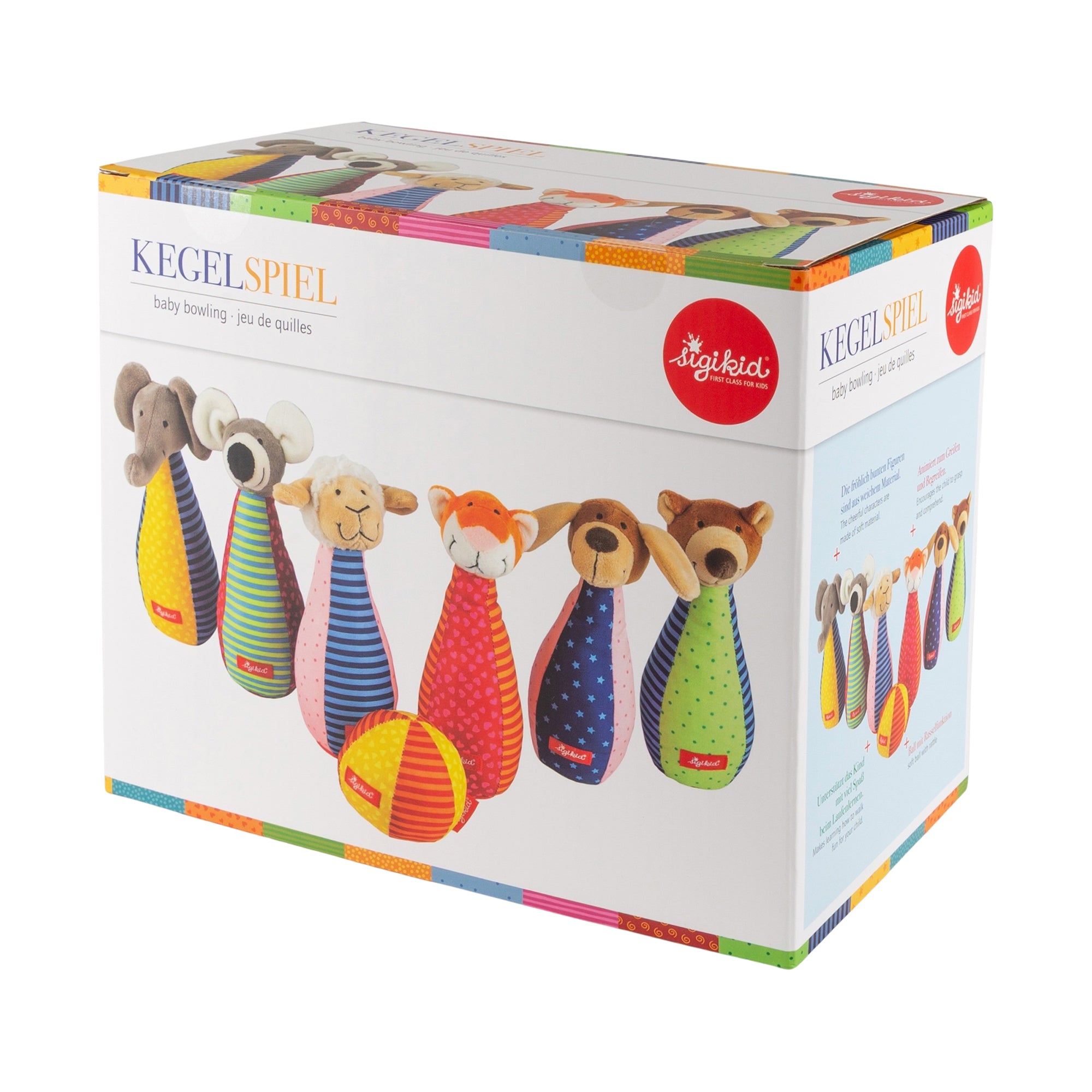 🎳 Sigikid Bowlingset Dierenvriendjes – Spelenderwijs Rollen, Gooien en Lachen