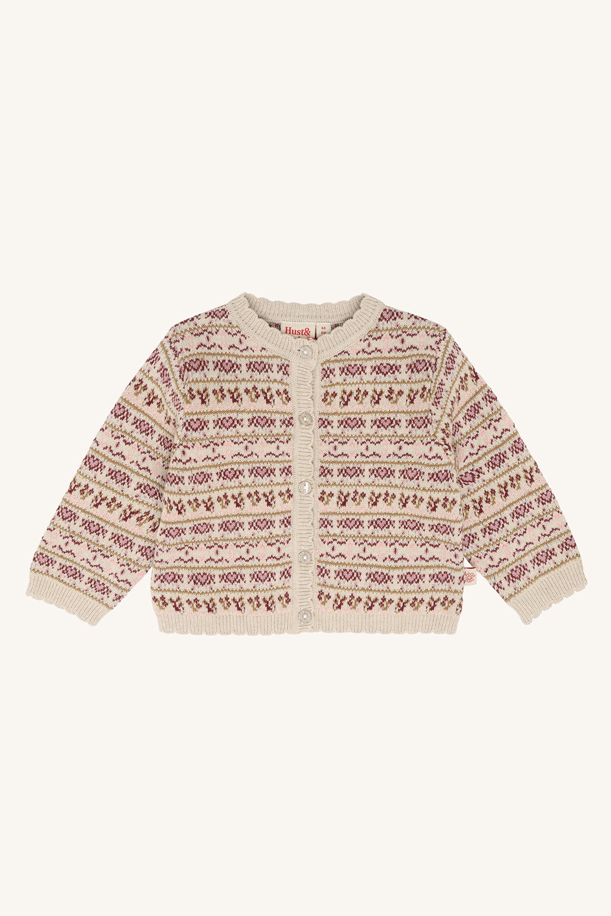 🤎 Hust & Claire Camilla vest Nordic – Old Beige Melange