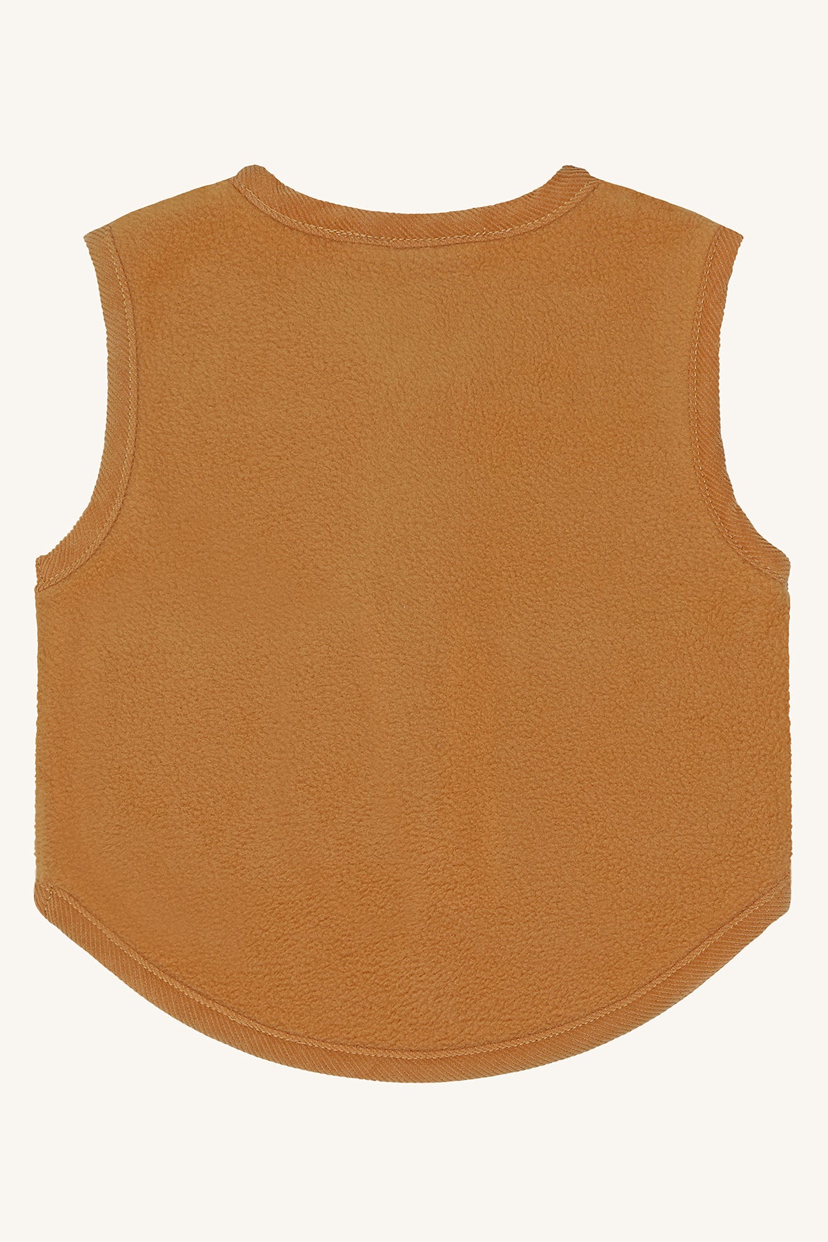 🤎 Hust & Claire HCFleece Vest – Warm fleece gilet in Chipmunk