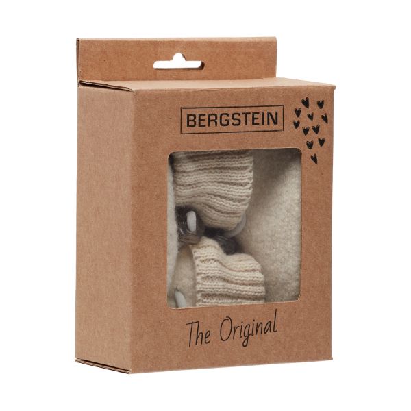 🤍 Bergstein Cozy Baby – Heerlijk warme babyslofjes in Cream