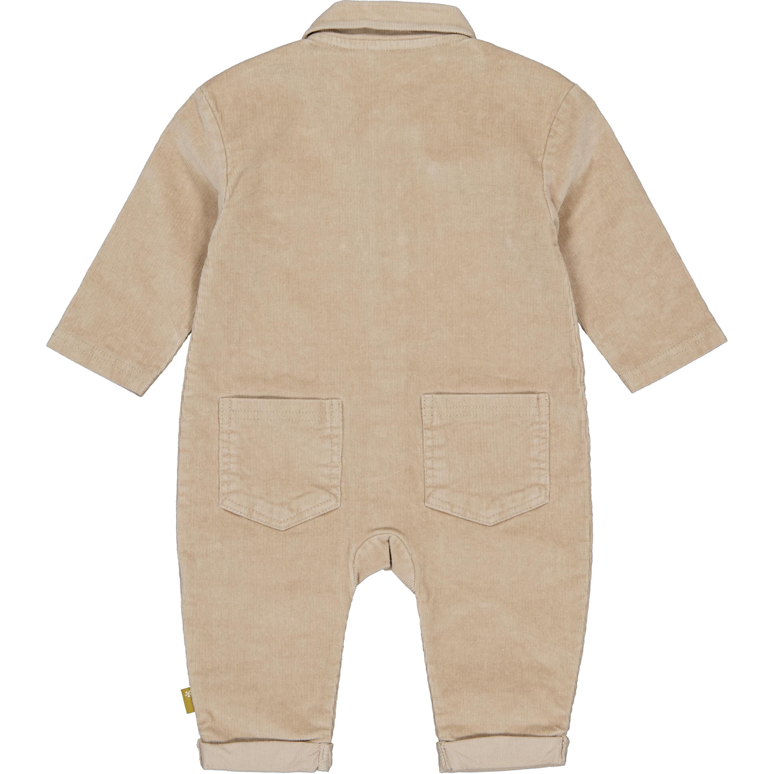 🤎 BESS Baby Jumpsuit Soft Sand – Stoere Riblook