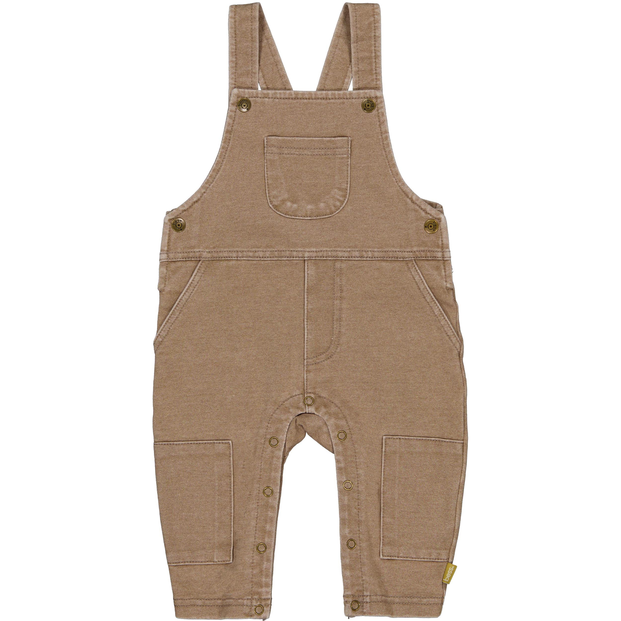 🤎 BESS Baby Salopette Adventure – Zandbruin