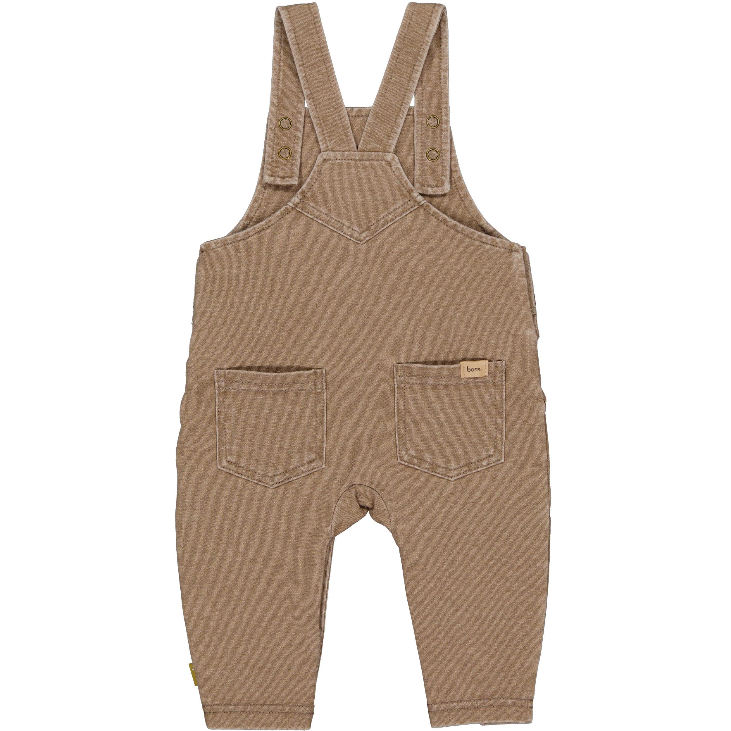 🤎 BESS Baby Salopette Adventure – Zandbruin
