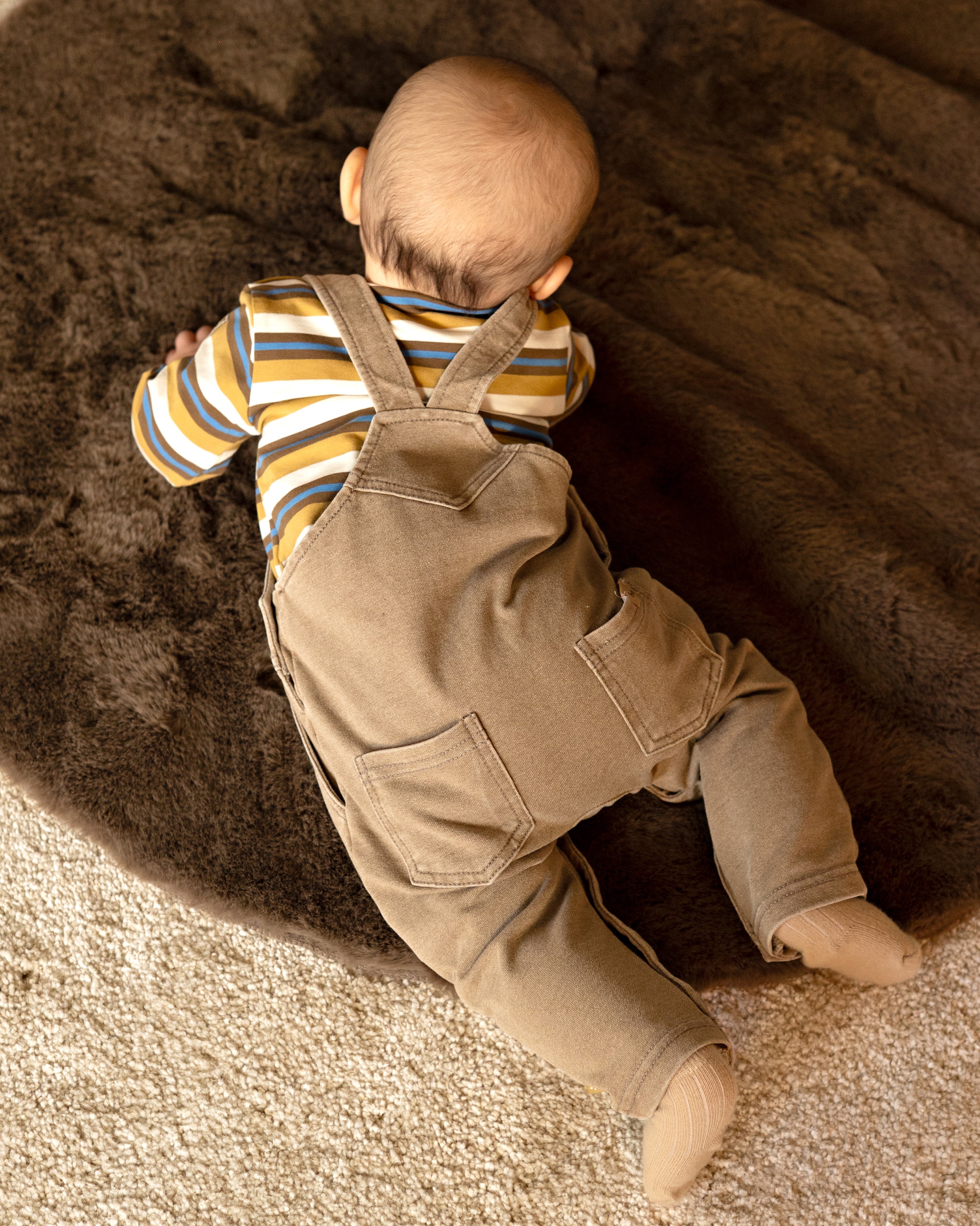 🤎 BESS Baby Salopette Adventure – Zandbruin
