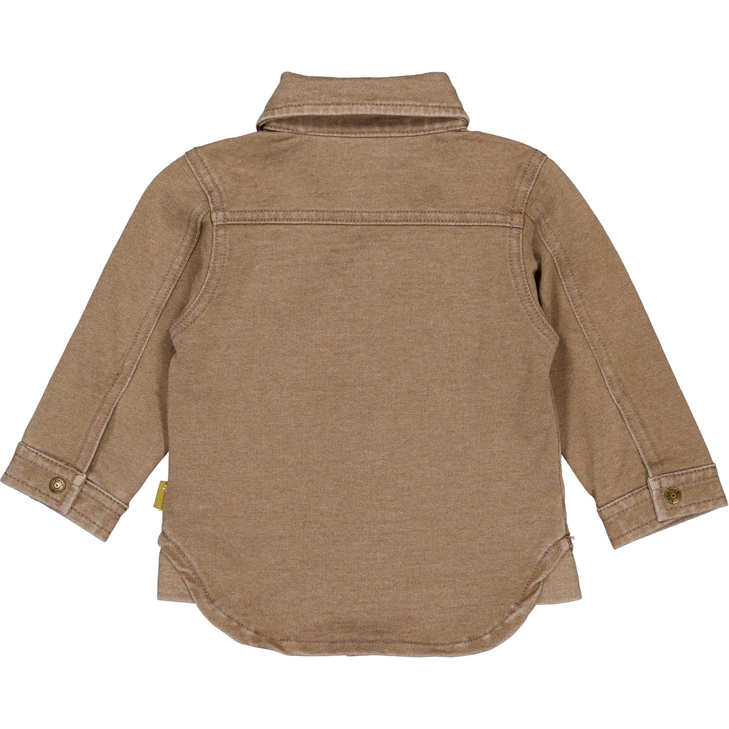 🤎 BESS Baby Overhemd Vintage – Warm Taupe