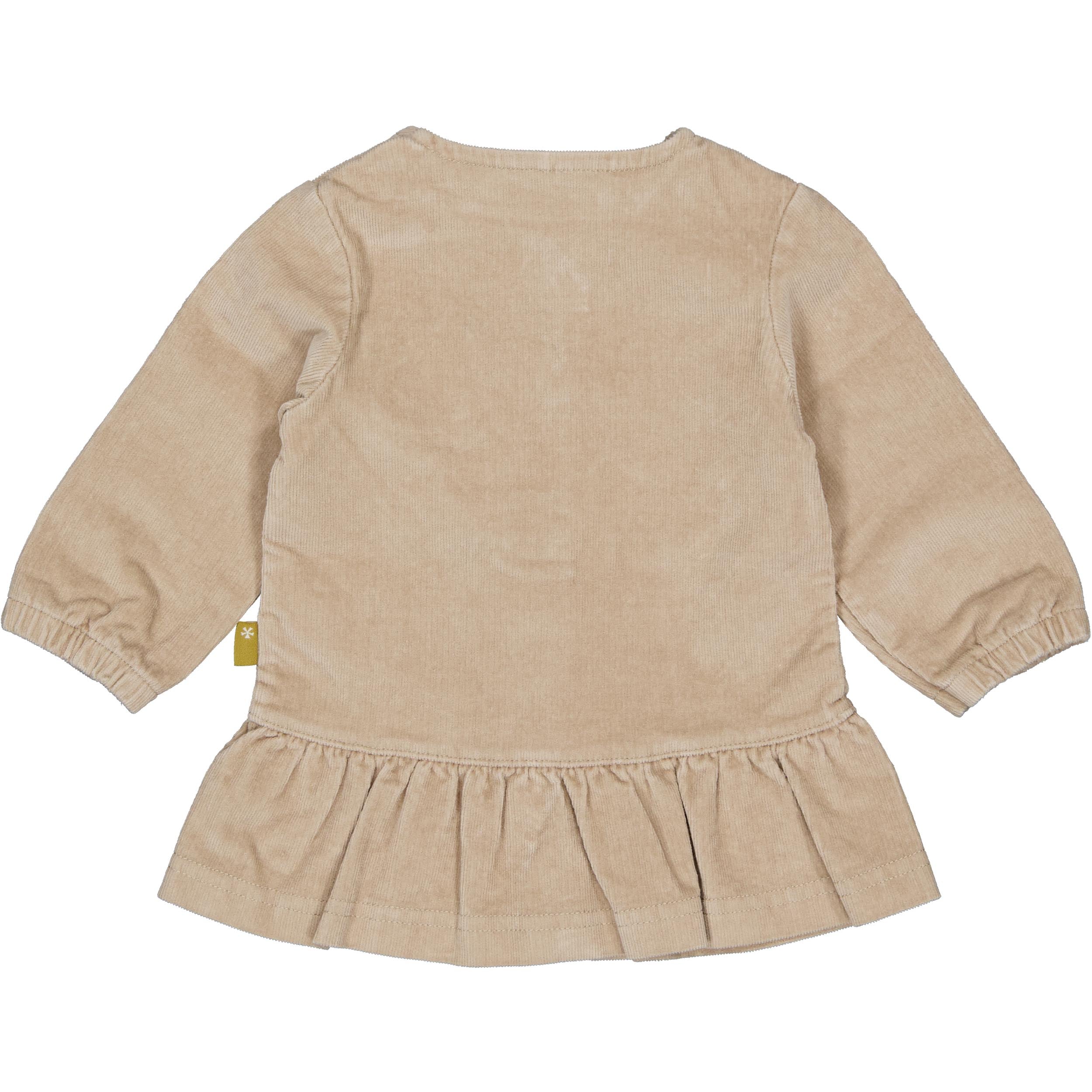 🌸 BESS Baby Tuniek Soft Corduroy – Zandbeige