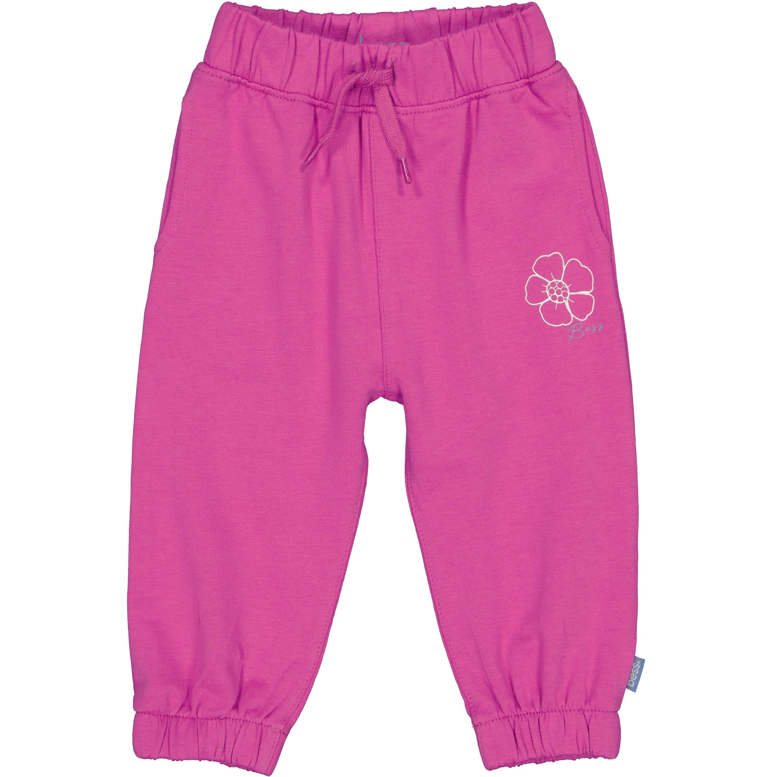 🌸 BESS joggingbroek Analise – Fuchsia Flower