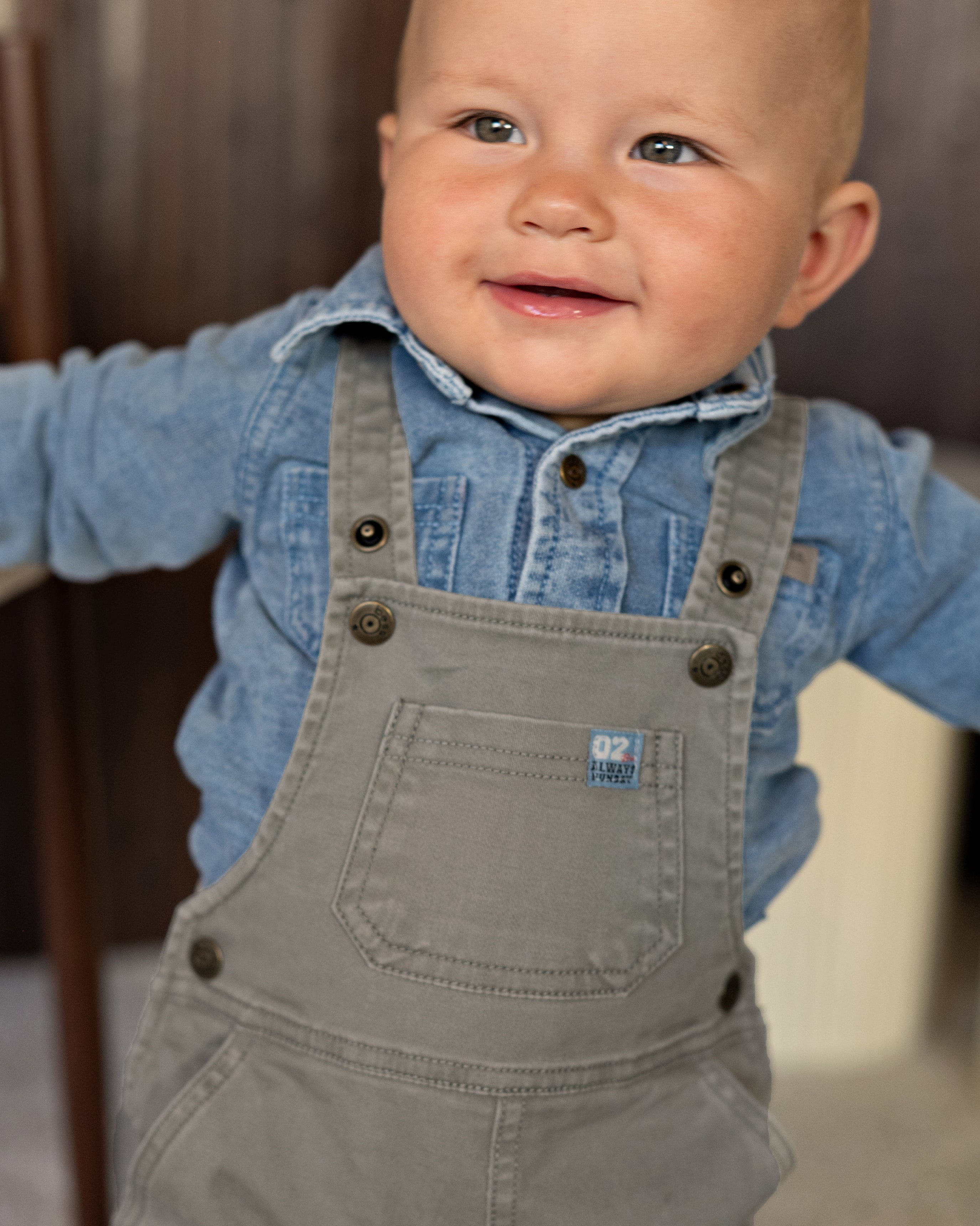 💙 BESS hemdje Arian – Denimlook blauw