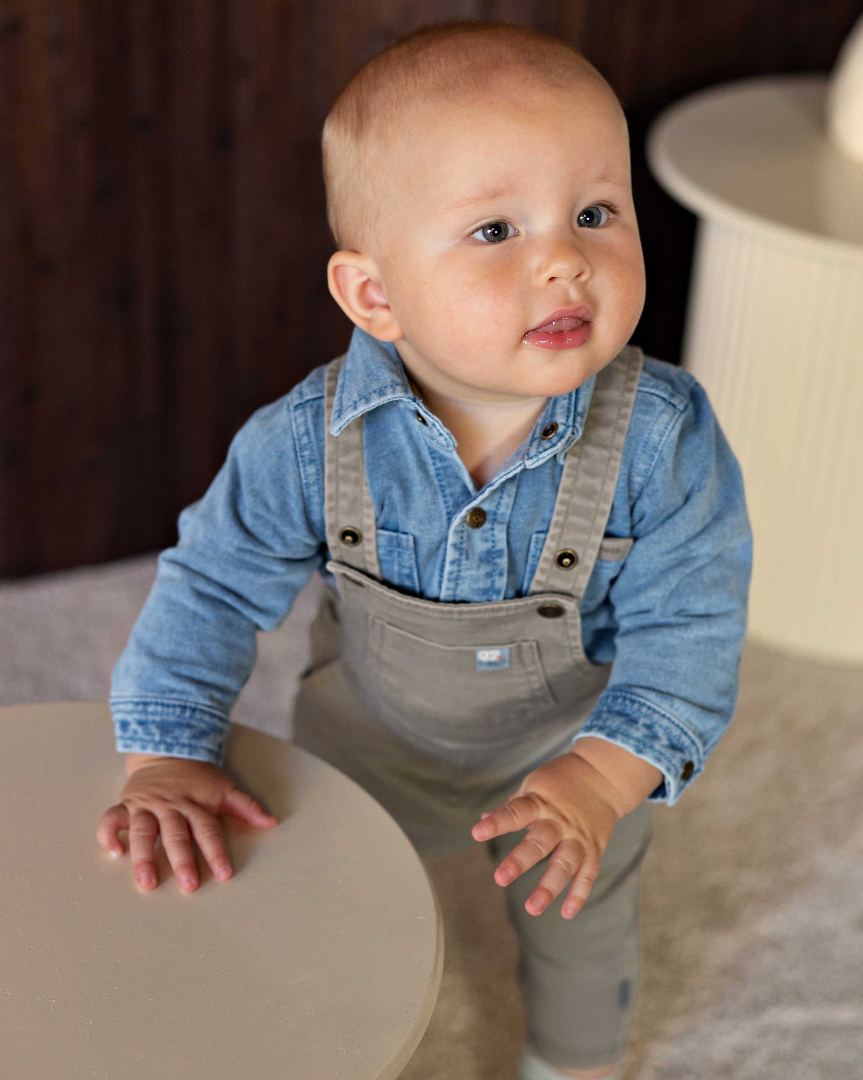 💙 BESS hemdje Arian – Denimlook blauw