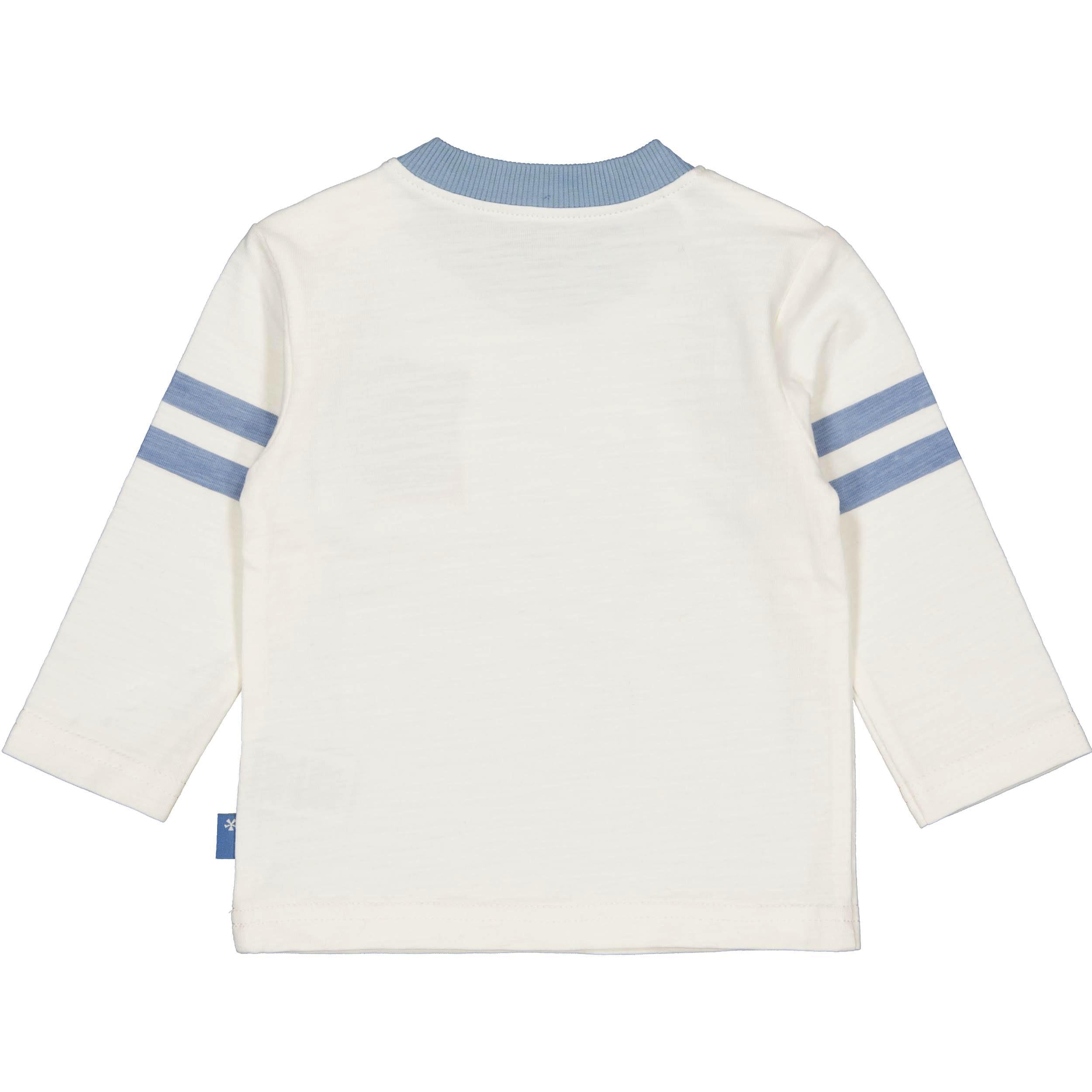 💙 BESS longsleeve Armand – Offwhite “B Awesome”
