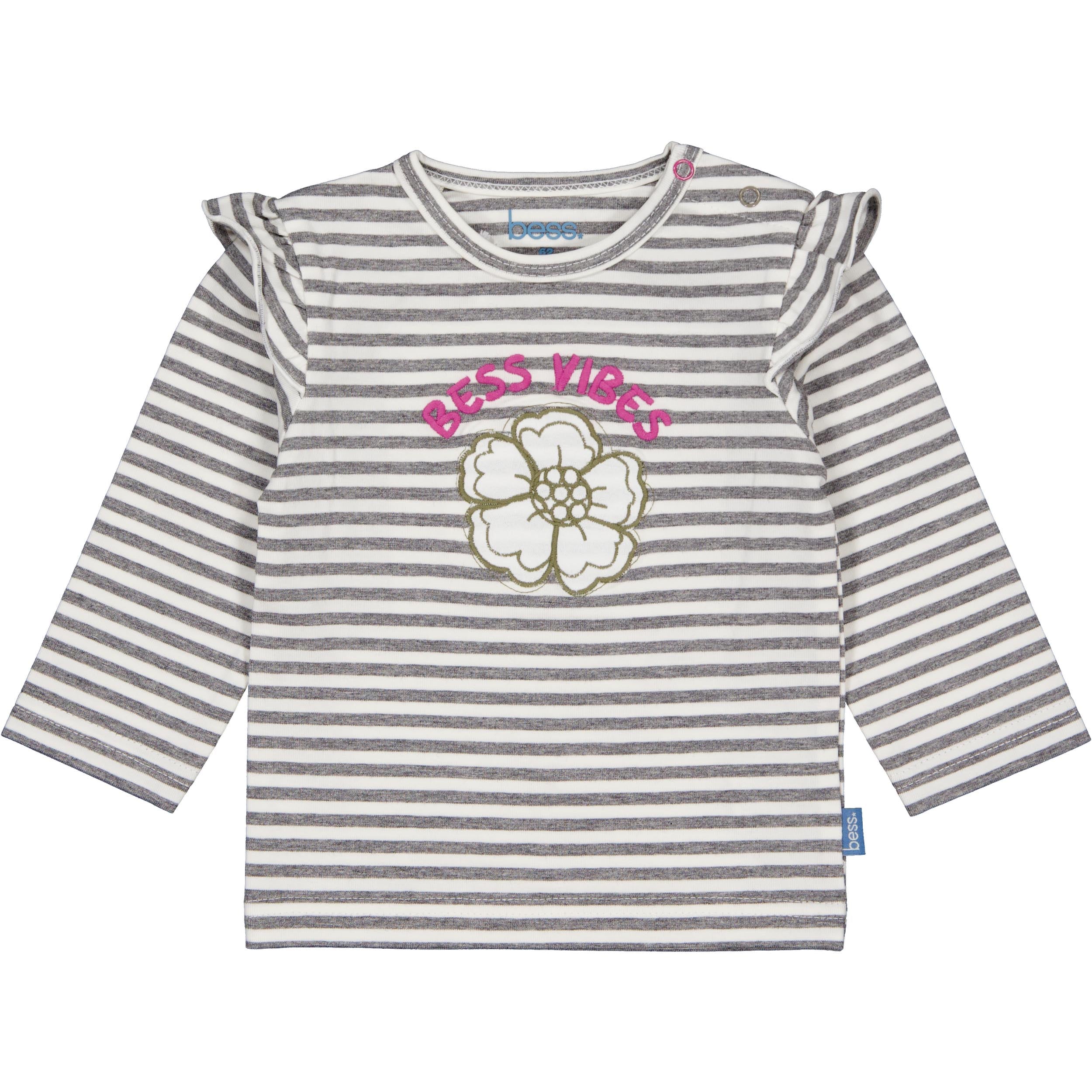 🌸 BESS longsleeve Auke – Gestreept met “Bess Vibes”