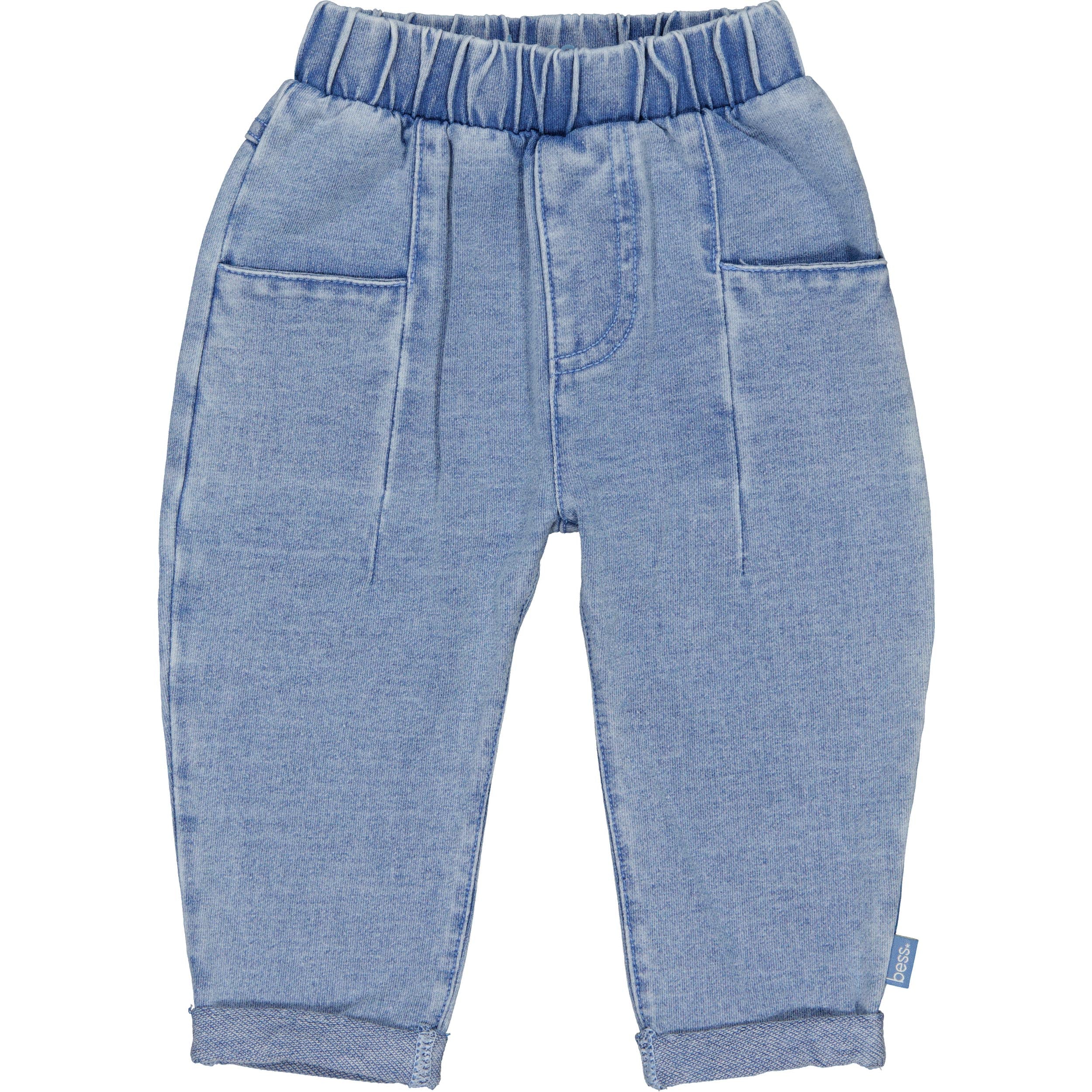 💙 BESS broek Axel – Denimlook blauw