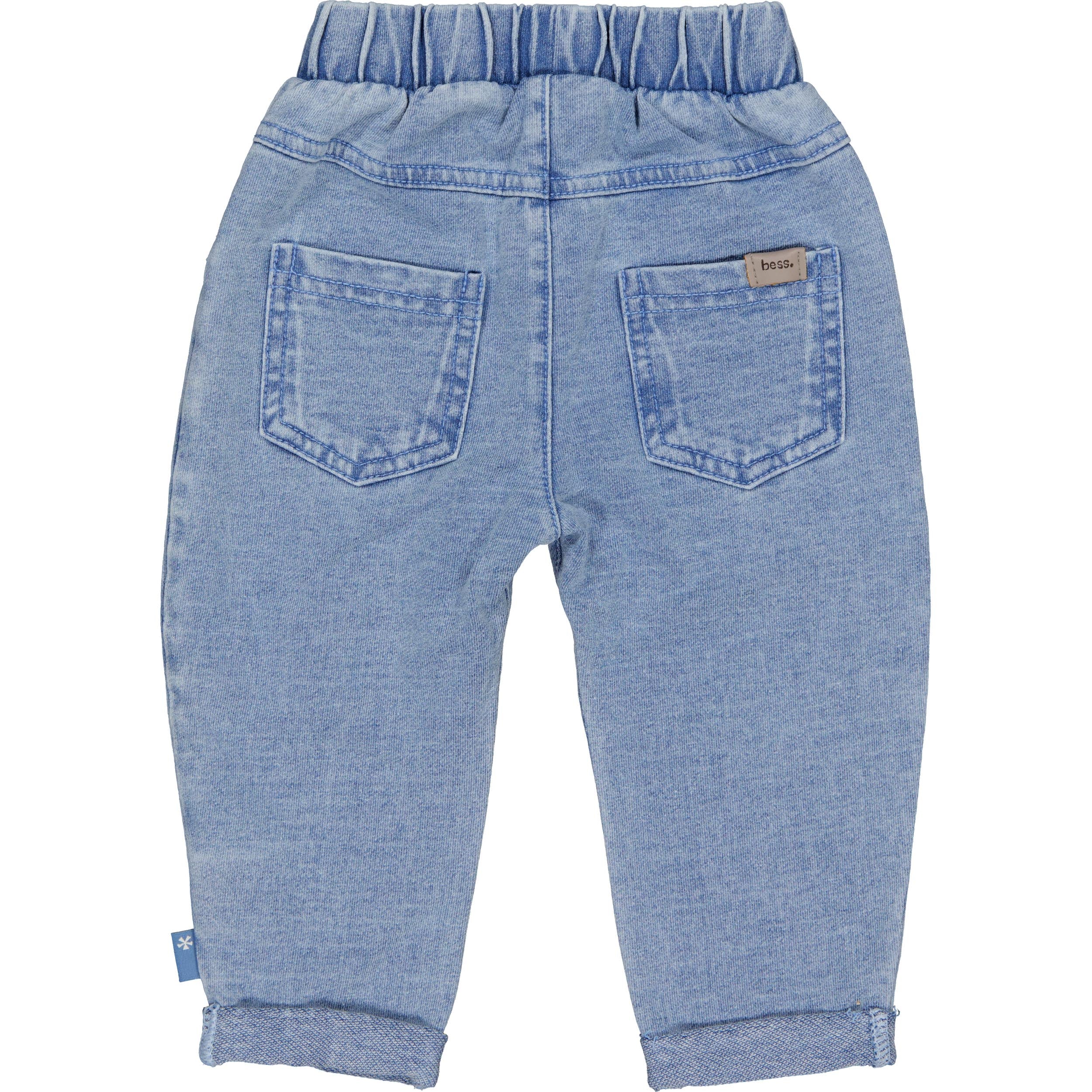 💙 BESS broek Axel – Denimlook blauw