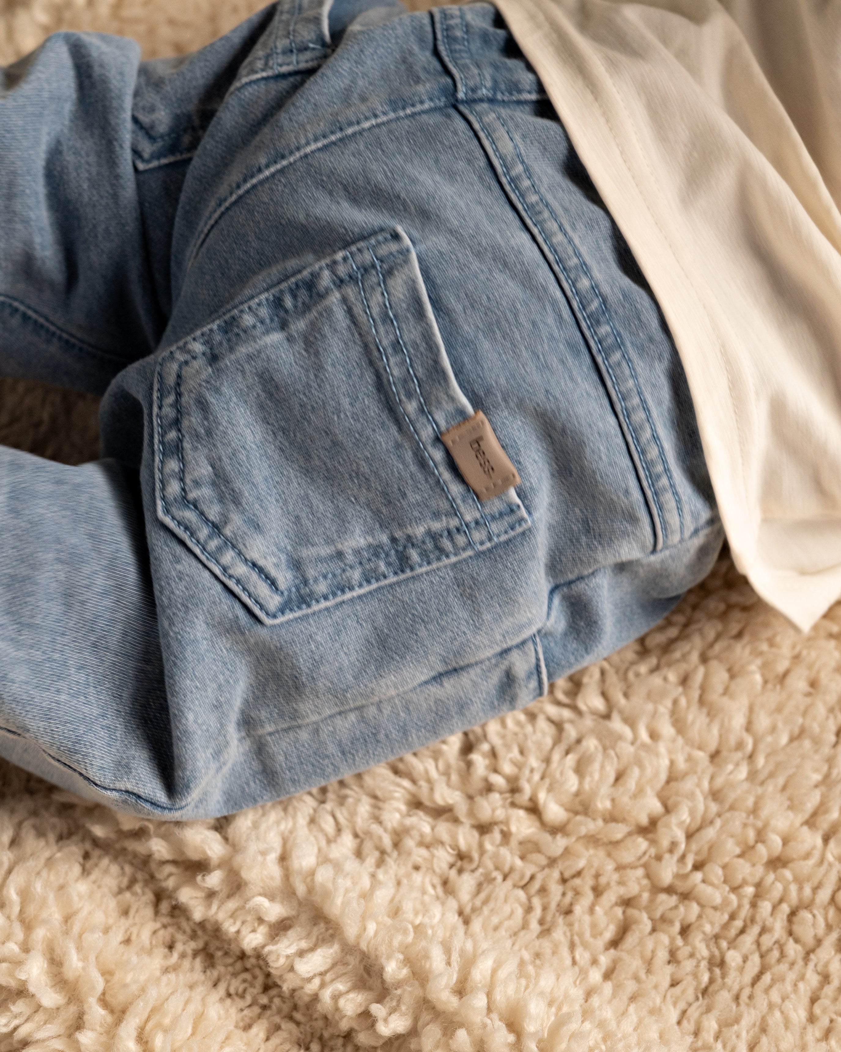 💙 BESS broek Axel – Denimlook blauw