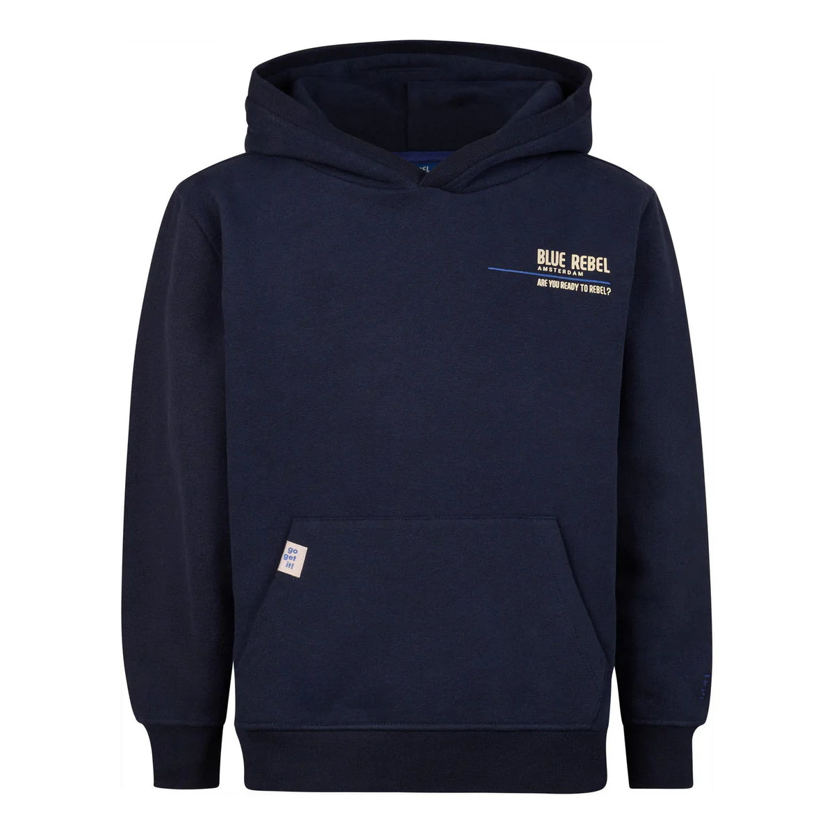 Donker blauwe Hoody