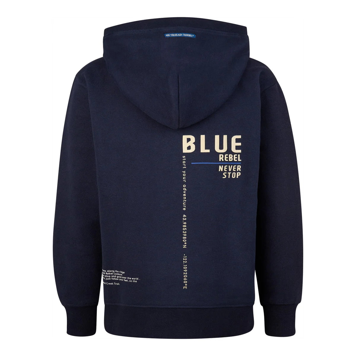 Donker blauwe Hoody