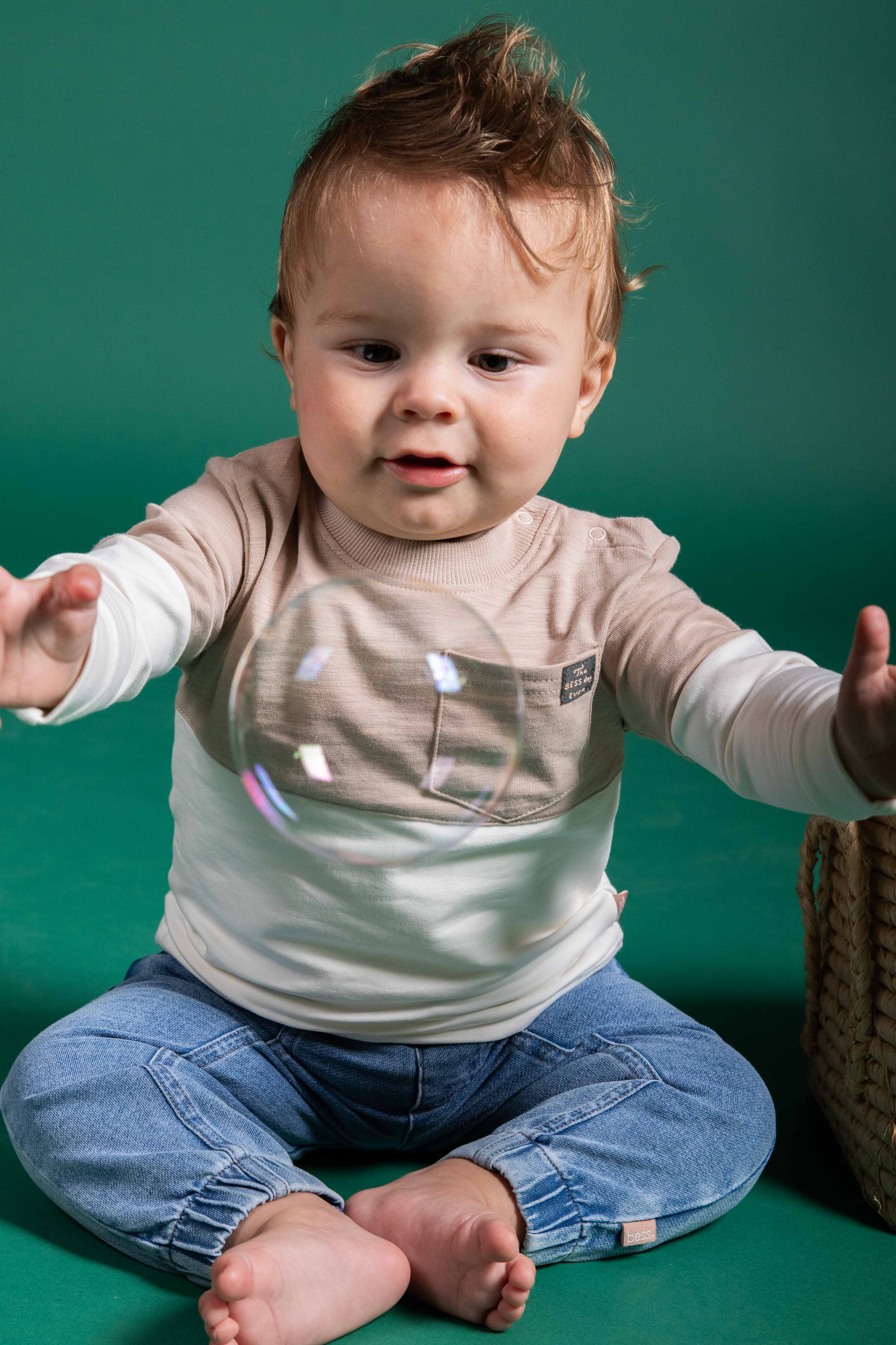 Stoere jeanbroek van BESS