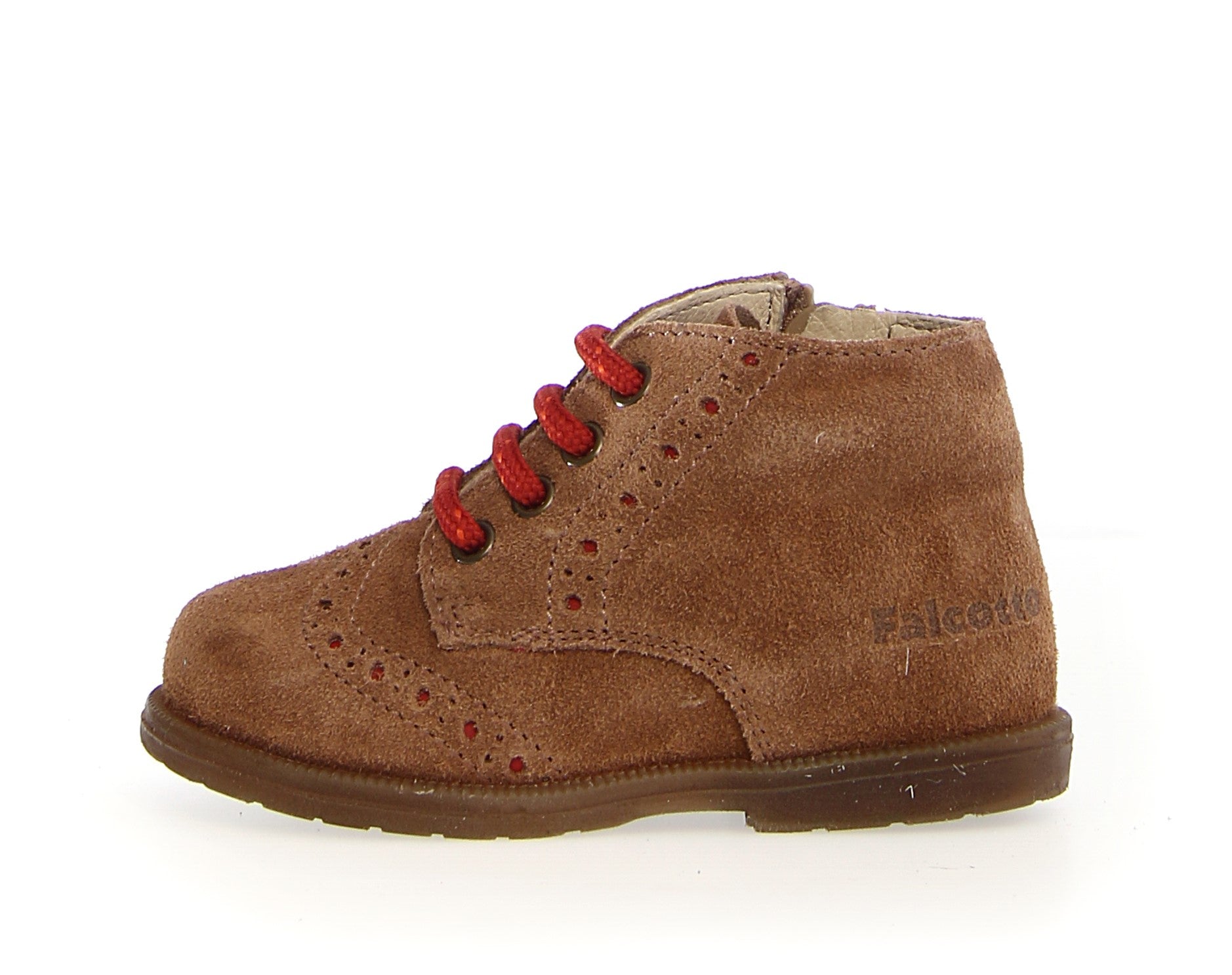 FALCOTTO FROL ZIP SUEDE SPAZZ BROWN