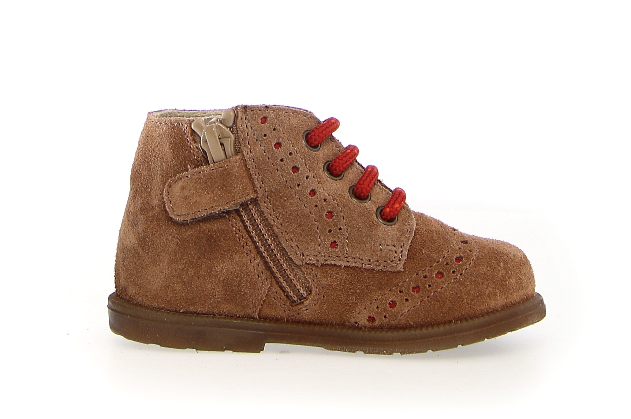 FALCOTTO FROL ZIP SUEDE SPAZZ BROWN