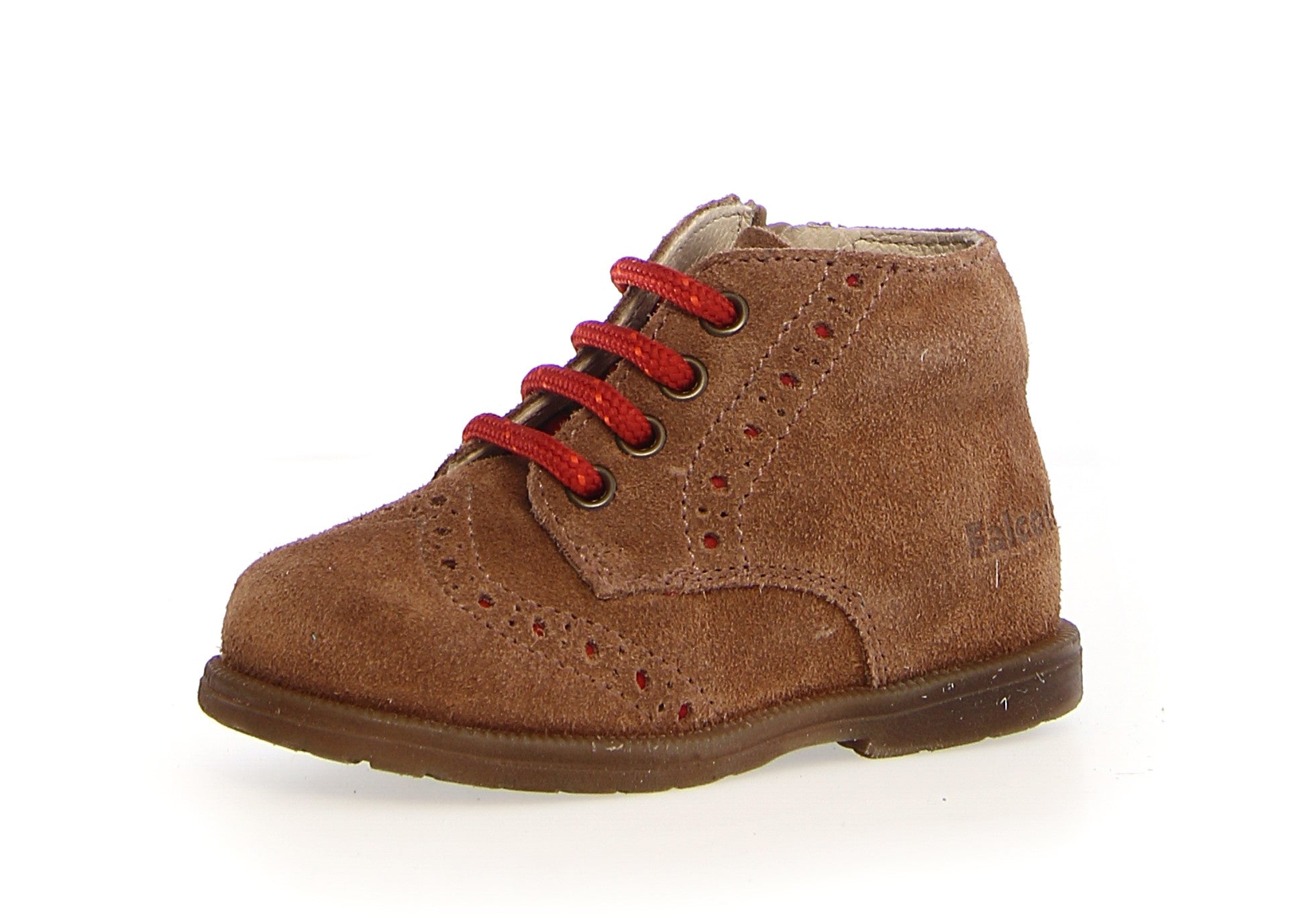 FALCOTTO FROL ZIP SUEDE SPAZZ BROWN