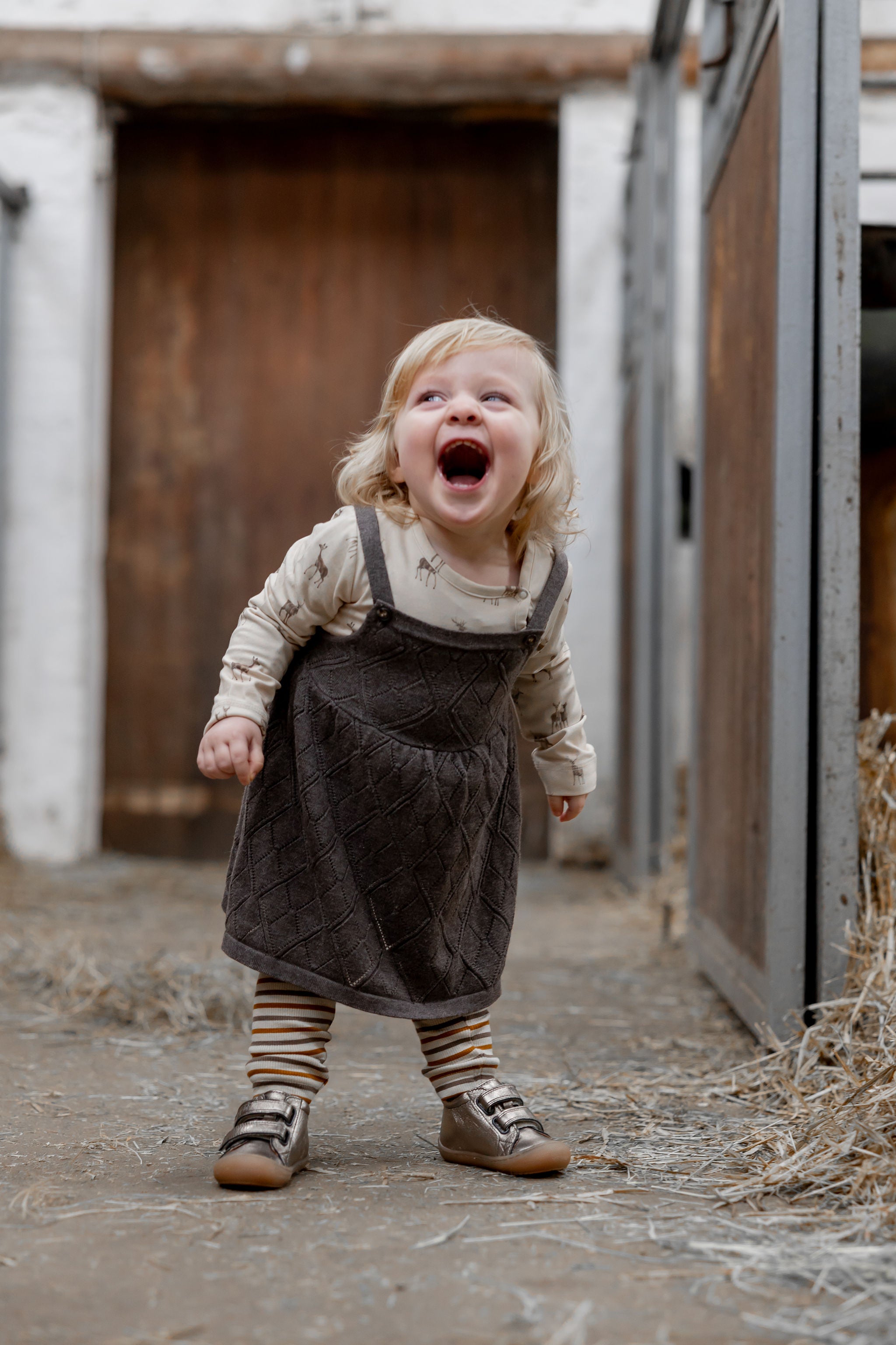 Gebreide jurk van Petit Piao