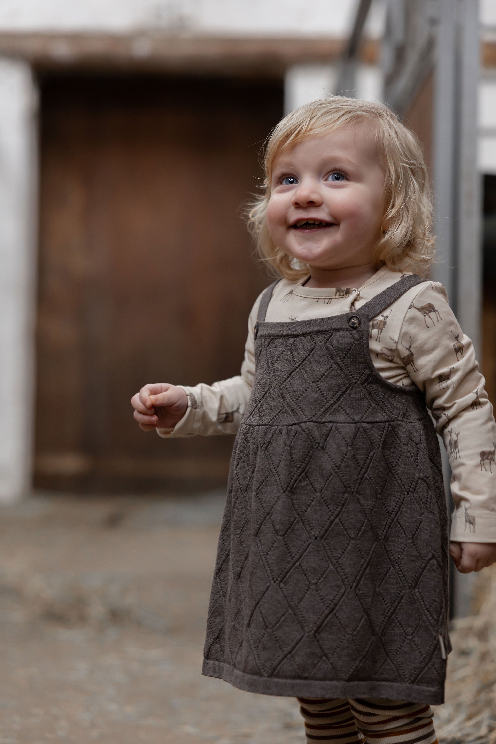 Gebreide jurk van Petit Piao