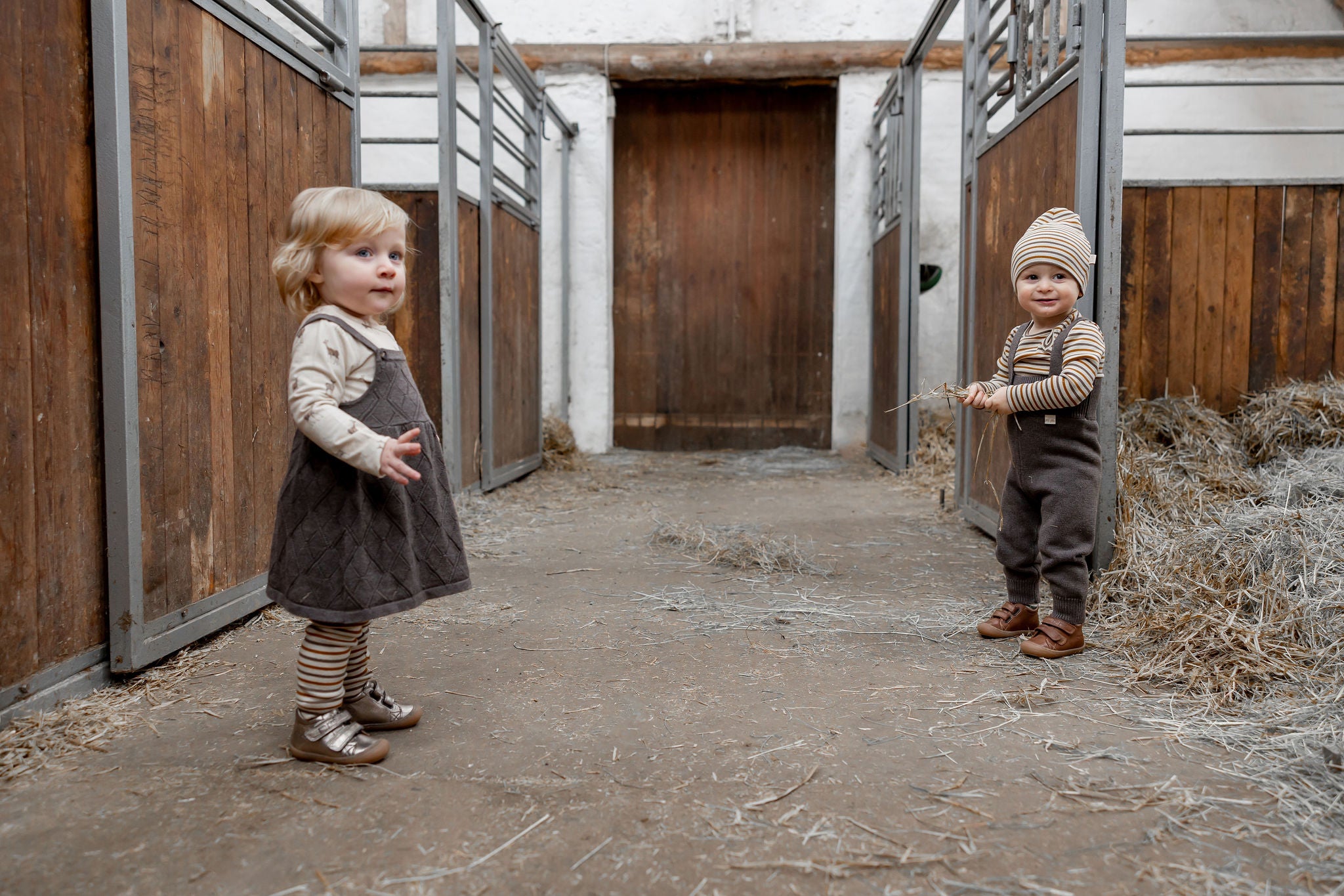 Gebreide jurk van Petit Piao