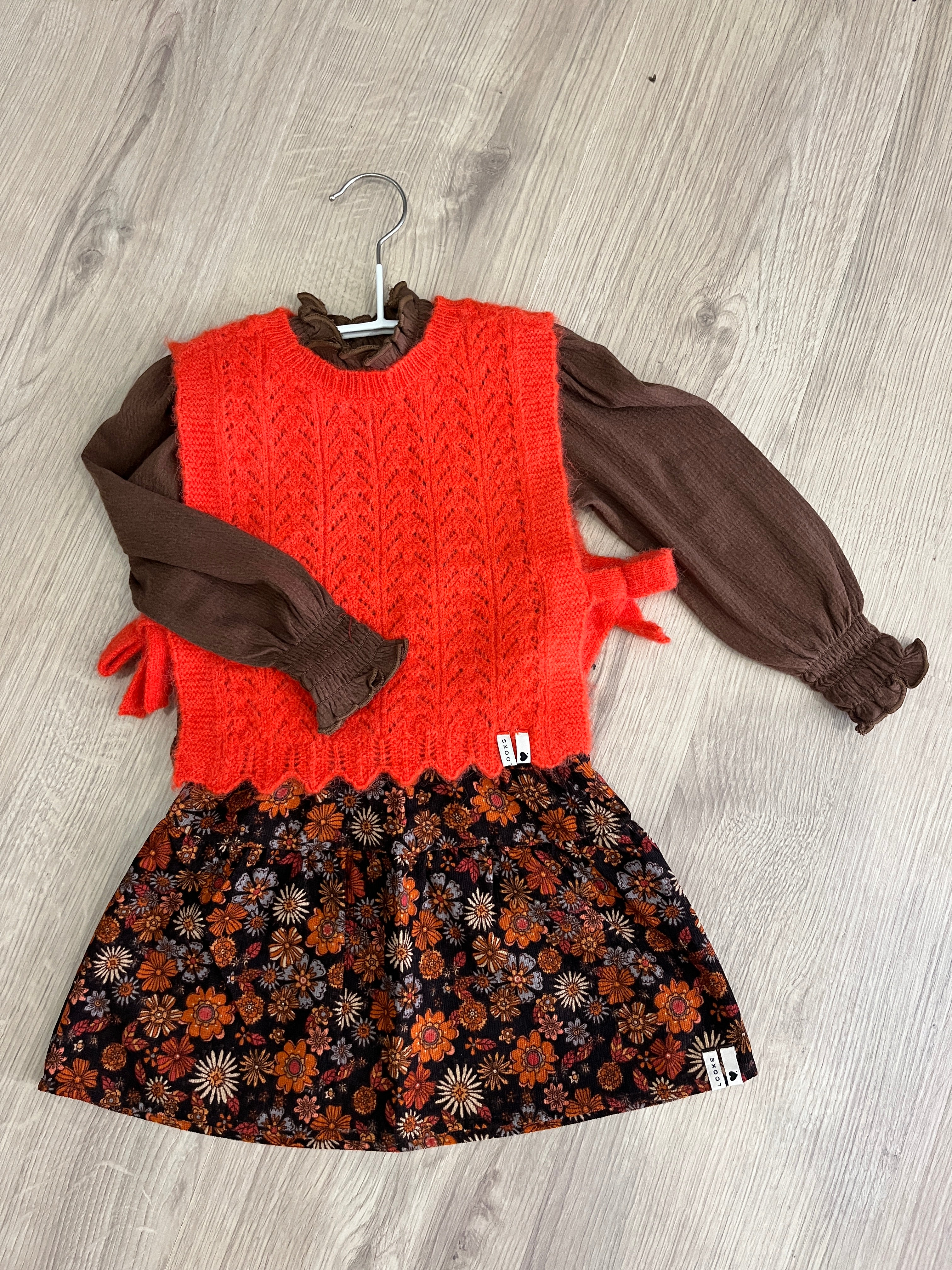 LOOXS Little Retro mini corduroy rokje