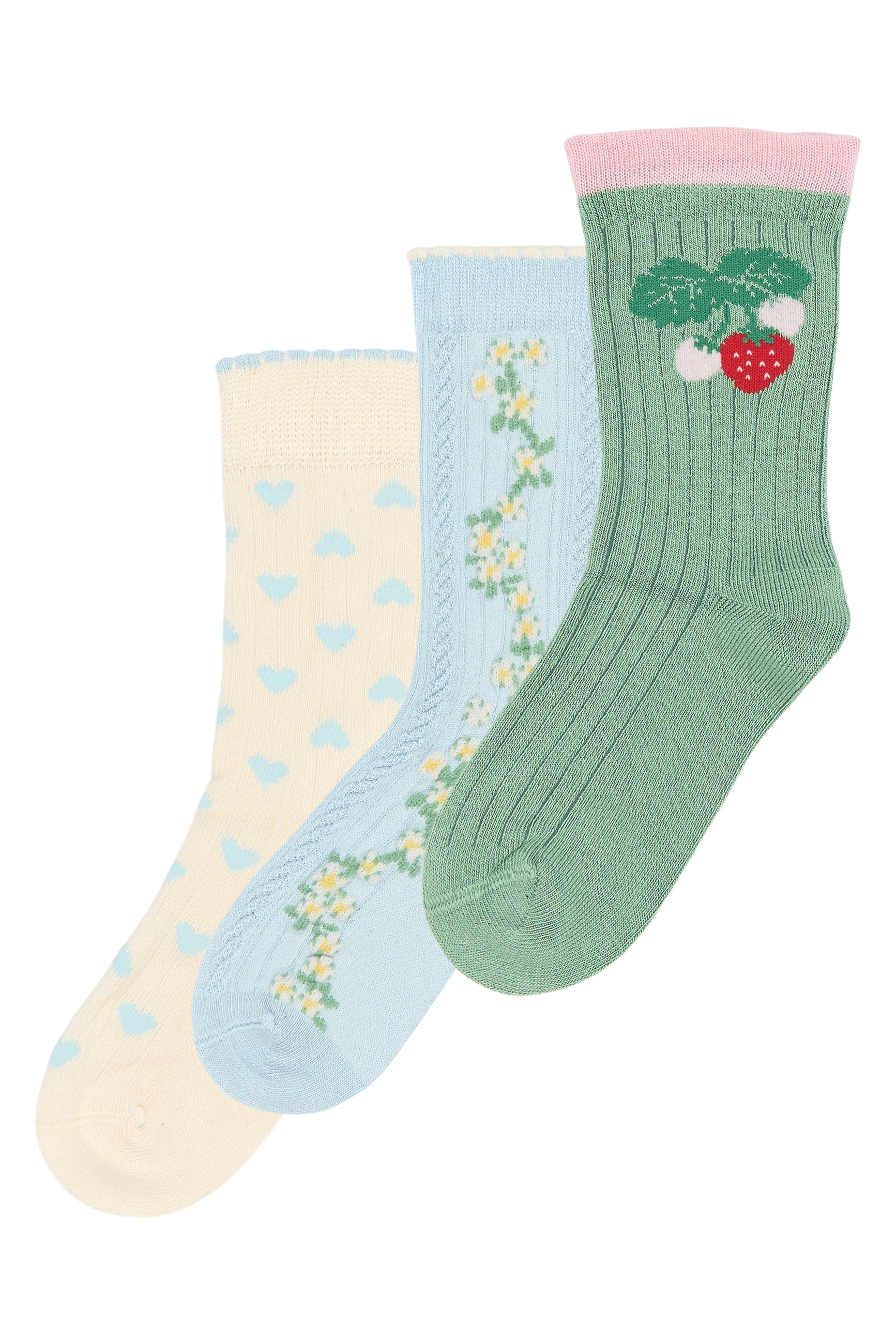 🧦 Sweet Garden Bamboe Sokken – 3-Pack