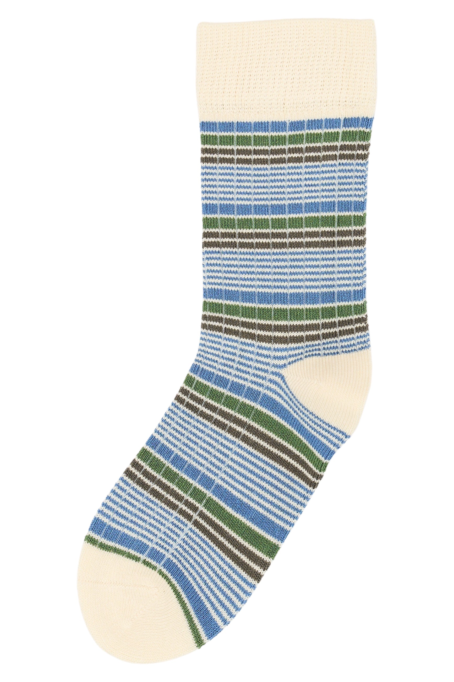 🧦 MiniPop – Set van 3 bamboosokken Blue Mix 💙🌿