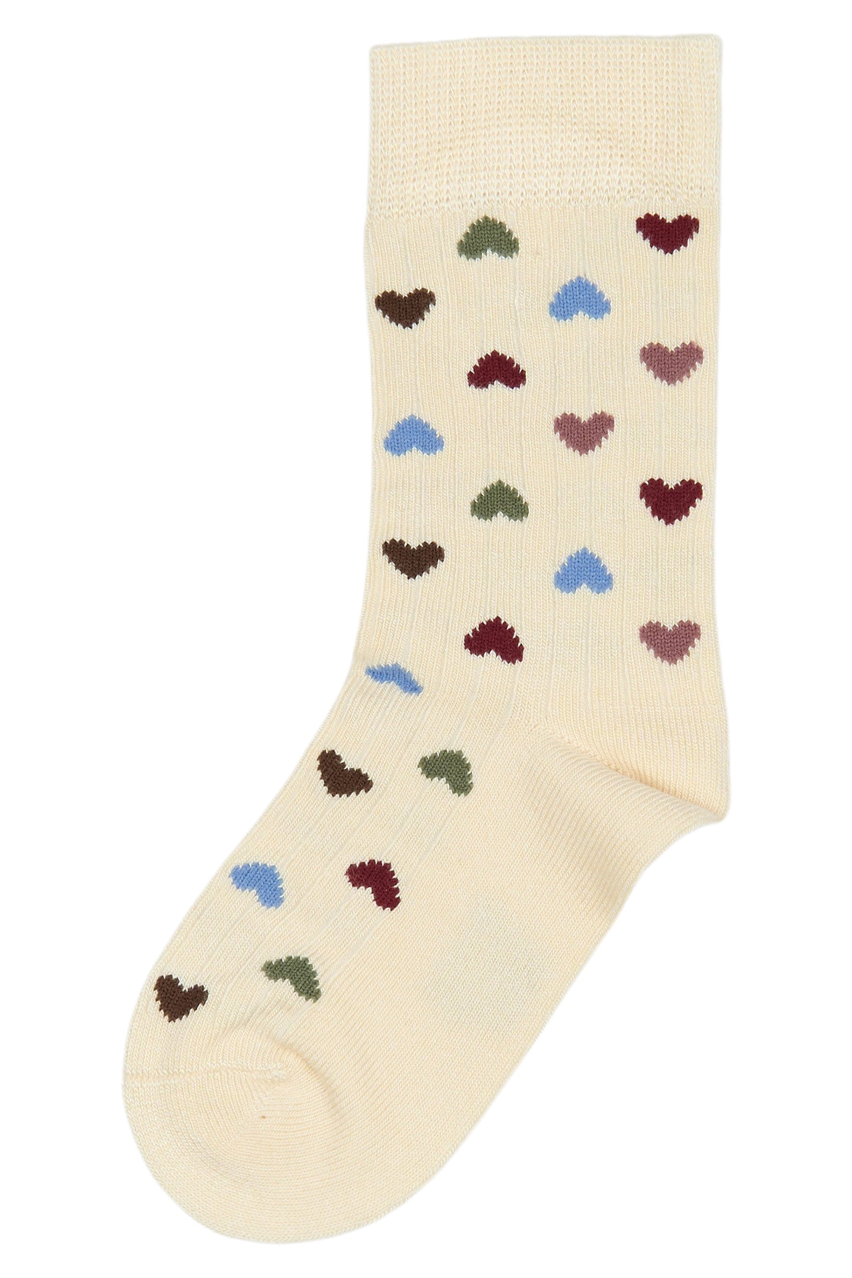 🧦 MiniPop – Set van 3 bamboosokken Heart Mix 💕🌿