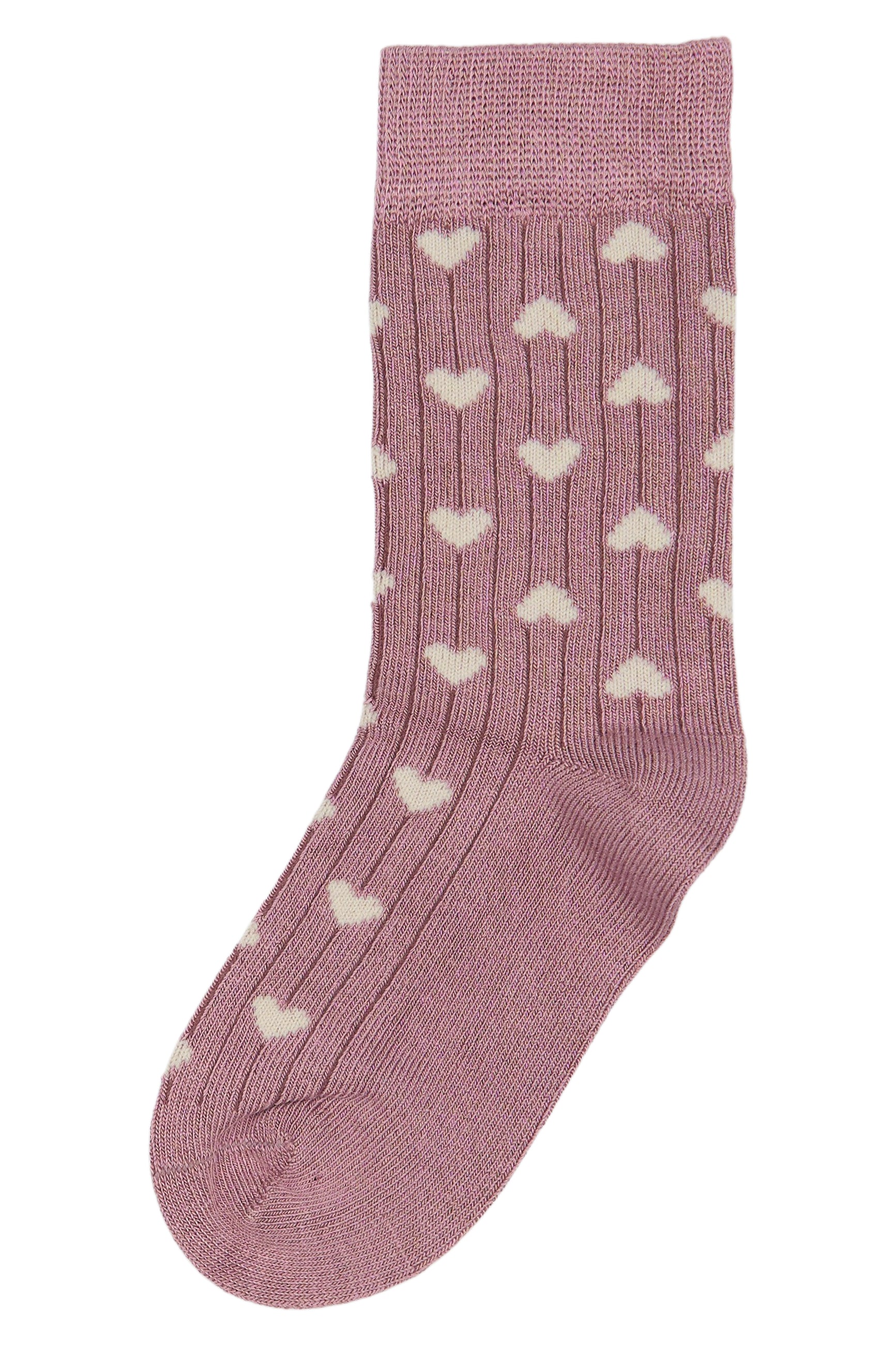 🧦 MiniPop – Set van 3 bamboosokken Heart Mix 💕🌿