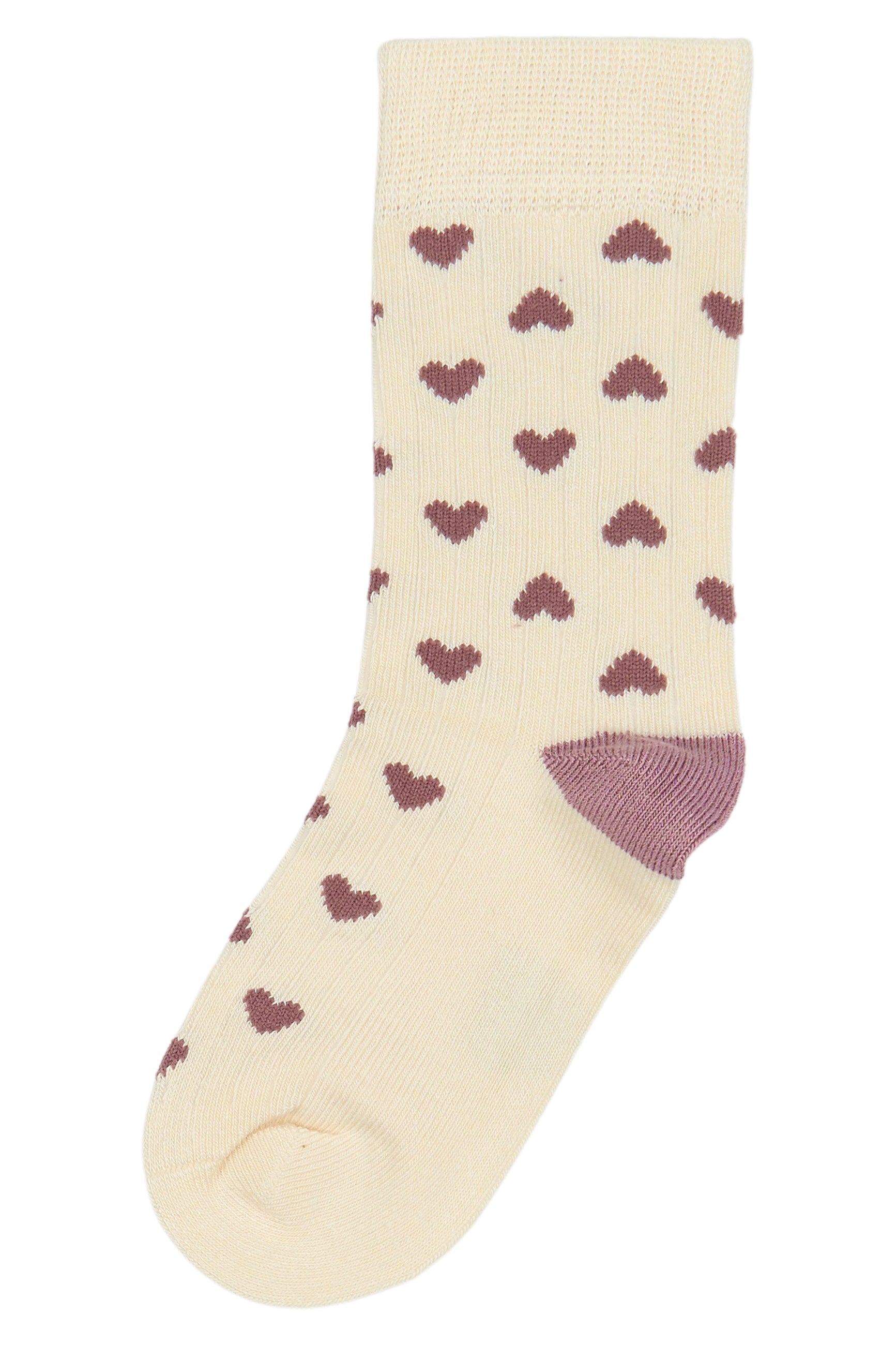 🧦 MiniPop – Set van 3 bamboosokken Heart Mix 💕🌿