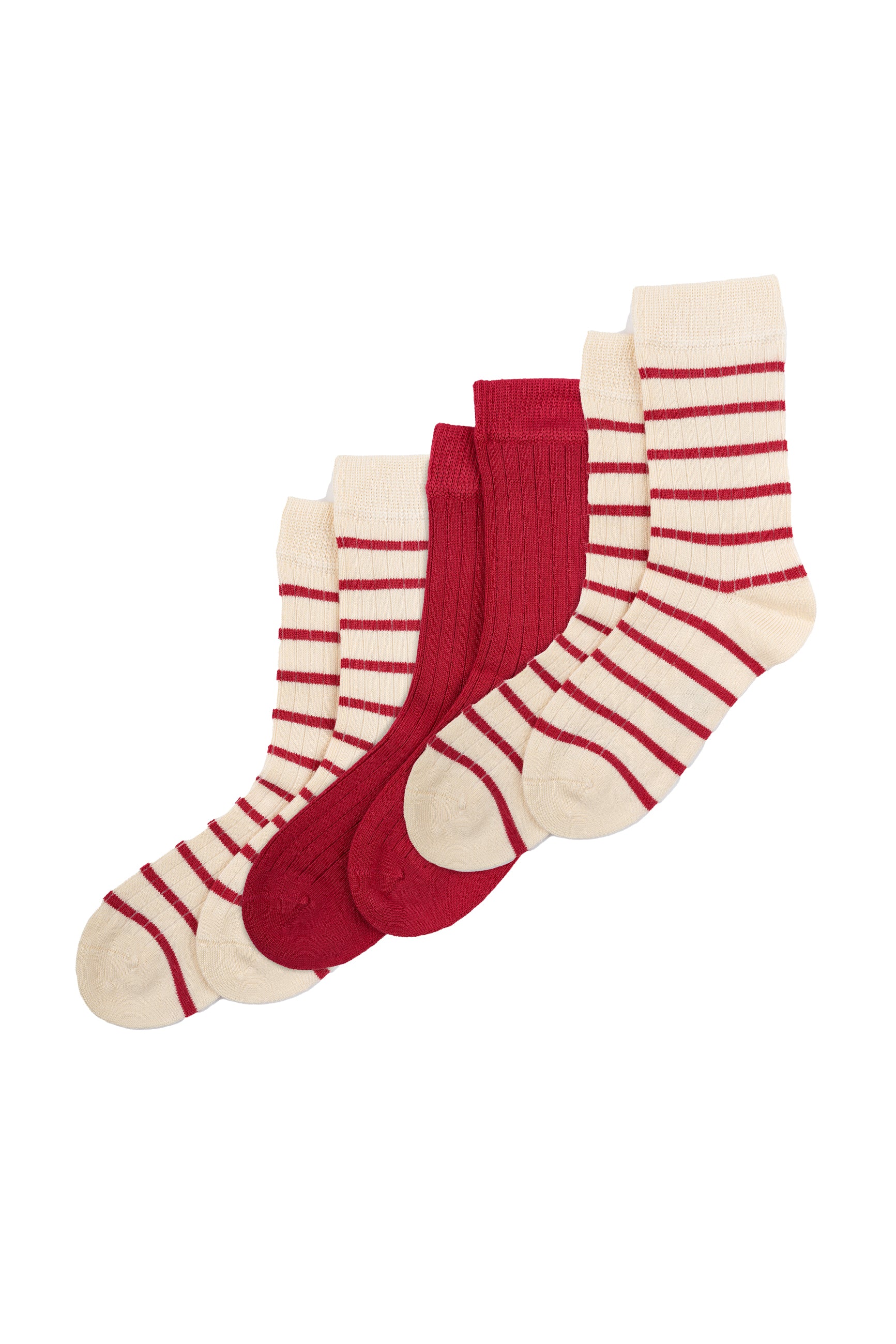 Minipop mooie zachte bamboe sokken - rood